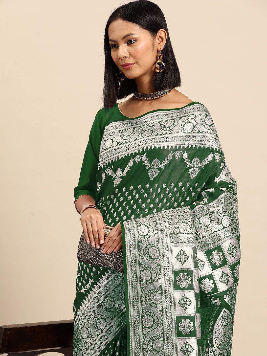 

Chhabra 555 Women Sarees, Green