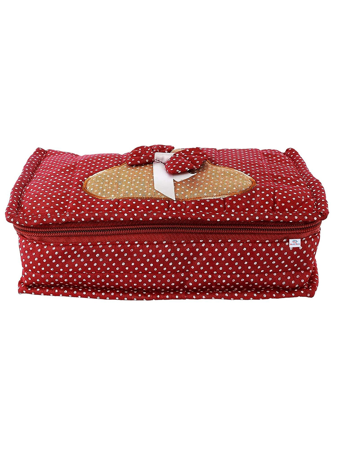 

Kuber Industries Maroon Polka Dot Printed Jewellery Organiser