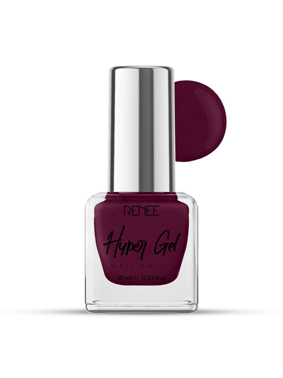 

Renee Hyper Gel Long-Lasting Nail Paint 10ml - French Plum, Purple