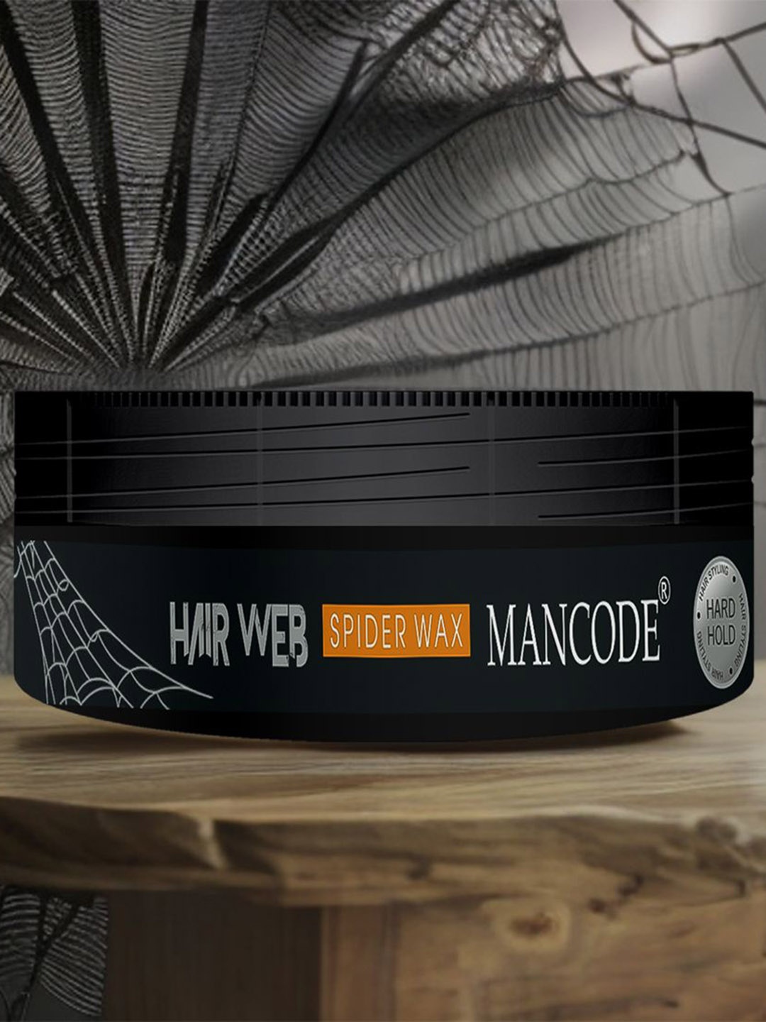 

MANCODE Long Lasting Hair Web Spider Wax For Longer & Stronger Hold - 100g, Black
