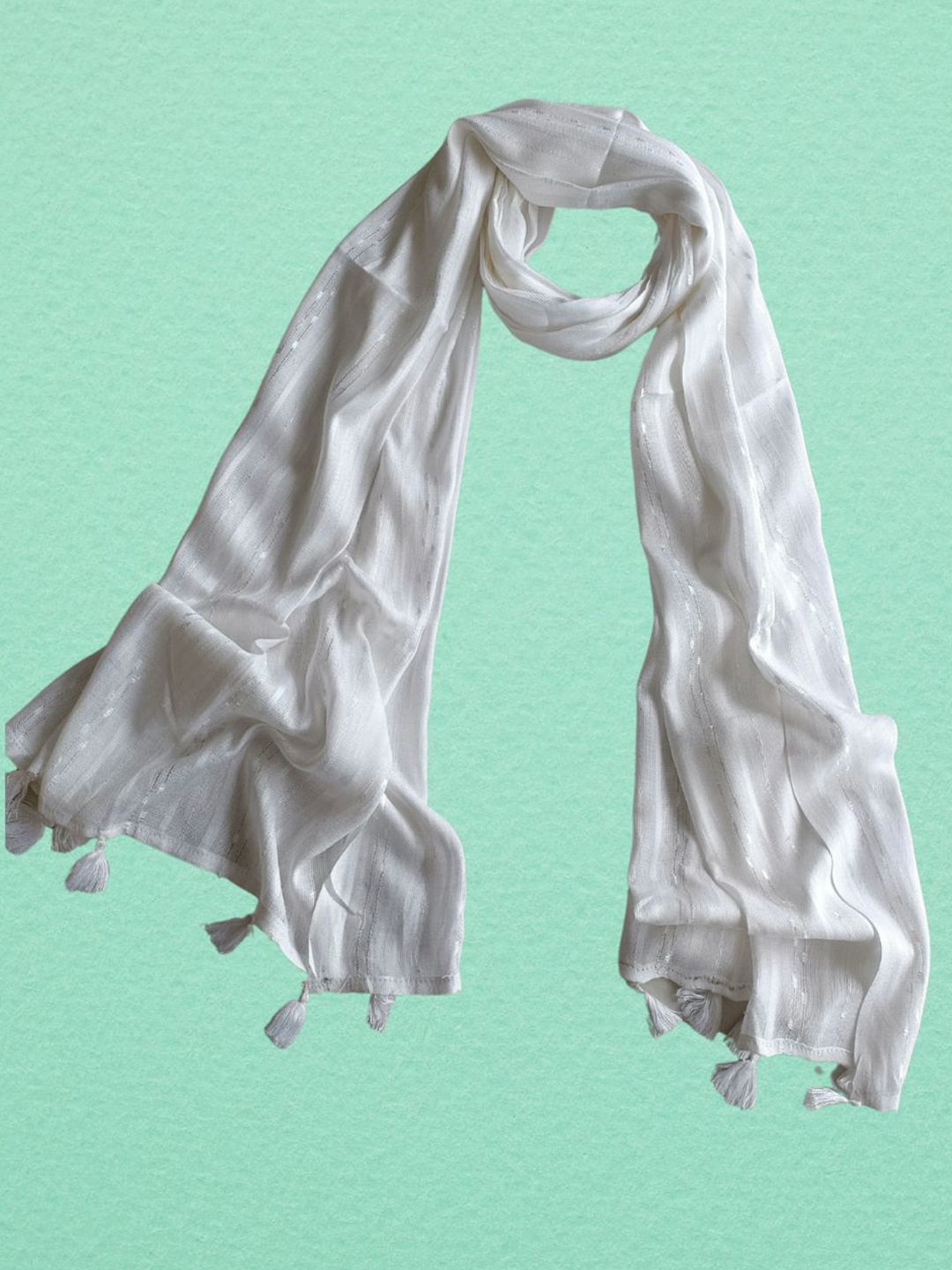 

Dupatta Bazaar Women Stole, White