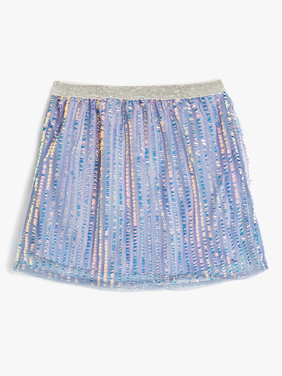 

Koton Girls Printed A-line Mini Skirt, Blue