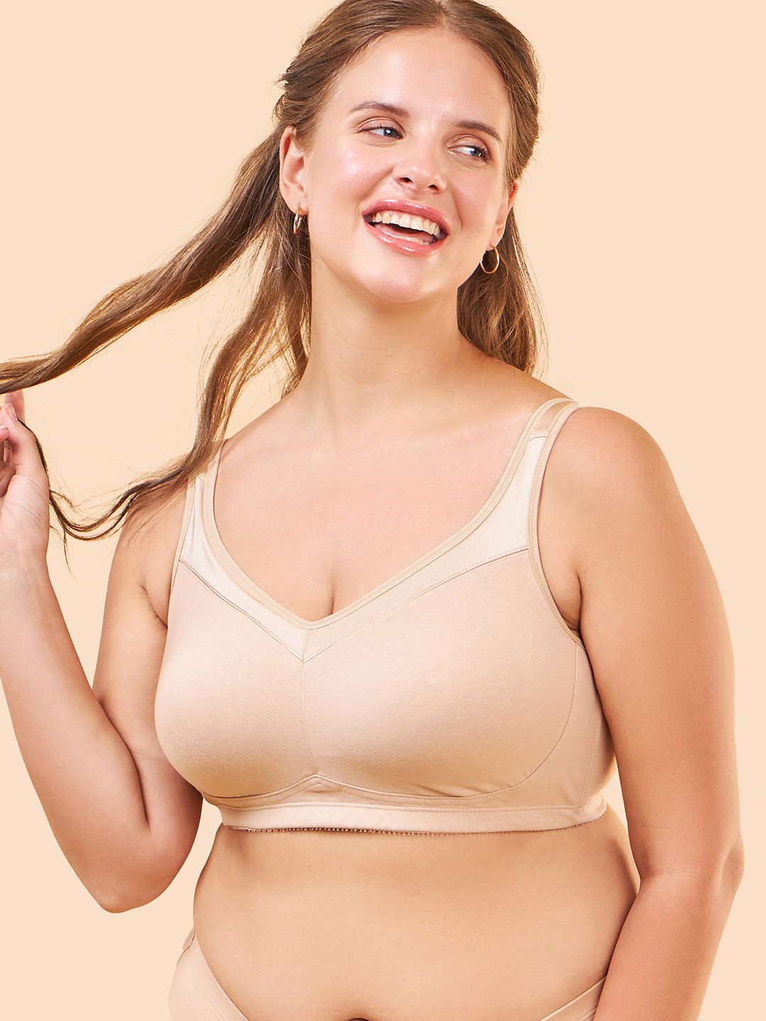 

Enamor Super Lift Classic Full Support Bra A112, Nude