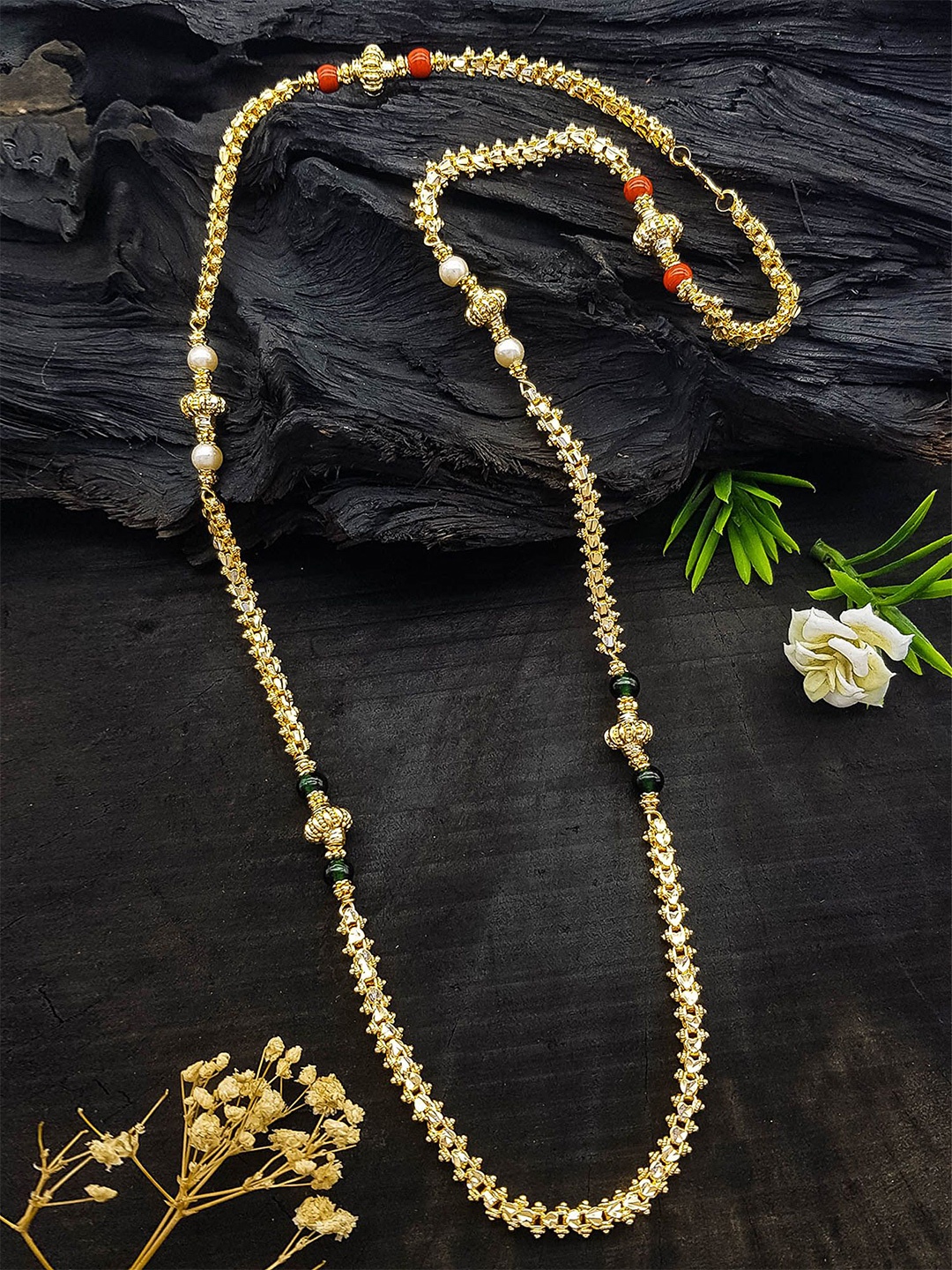 

GRIIHAM Gold-Plated Beaded Chain