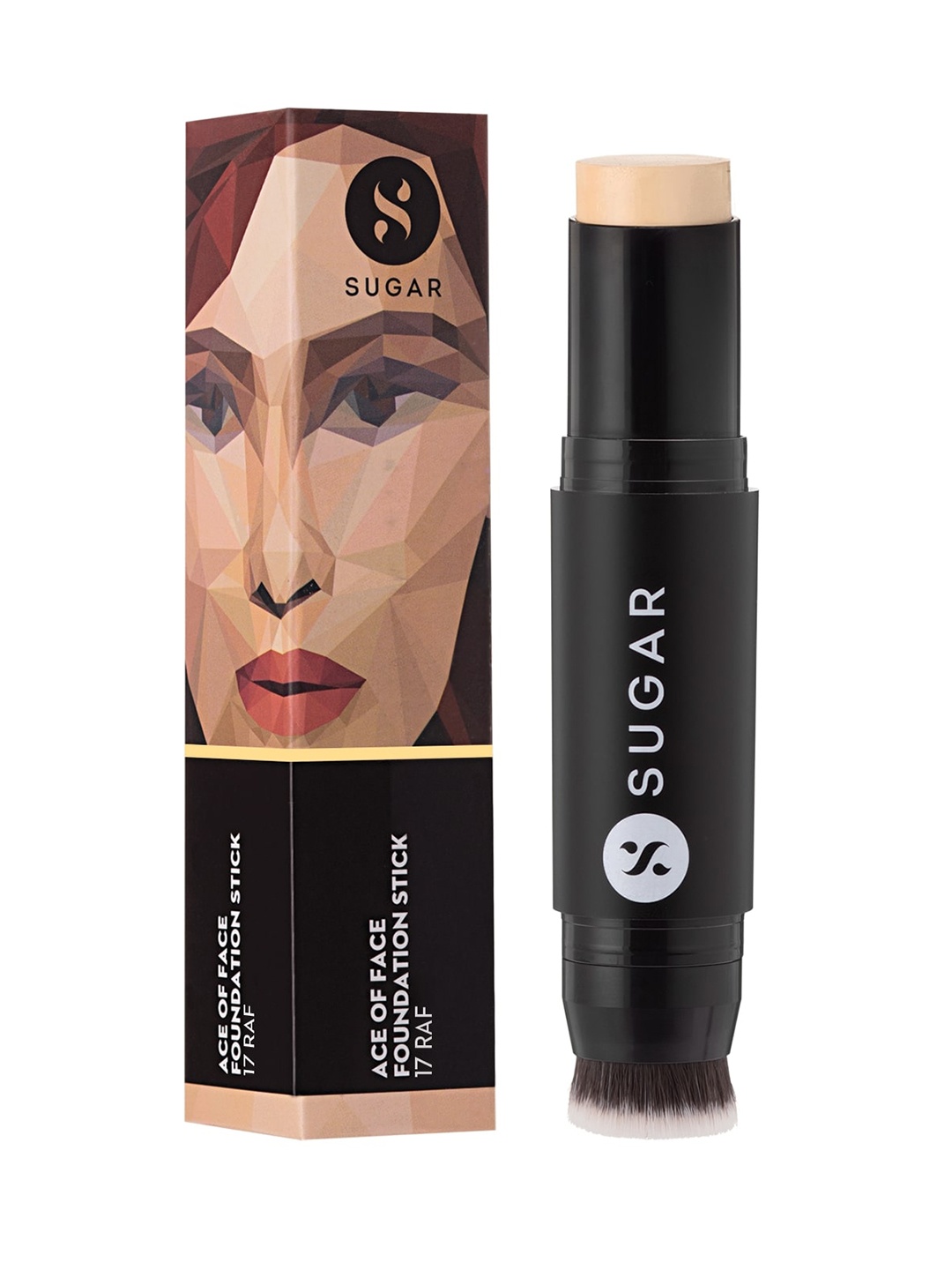 

SUGAR Ace Of Face Foundation Stick - 17 Raf - Light, Golden Undertone - 12g, Beige