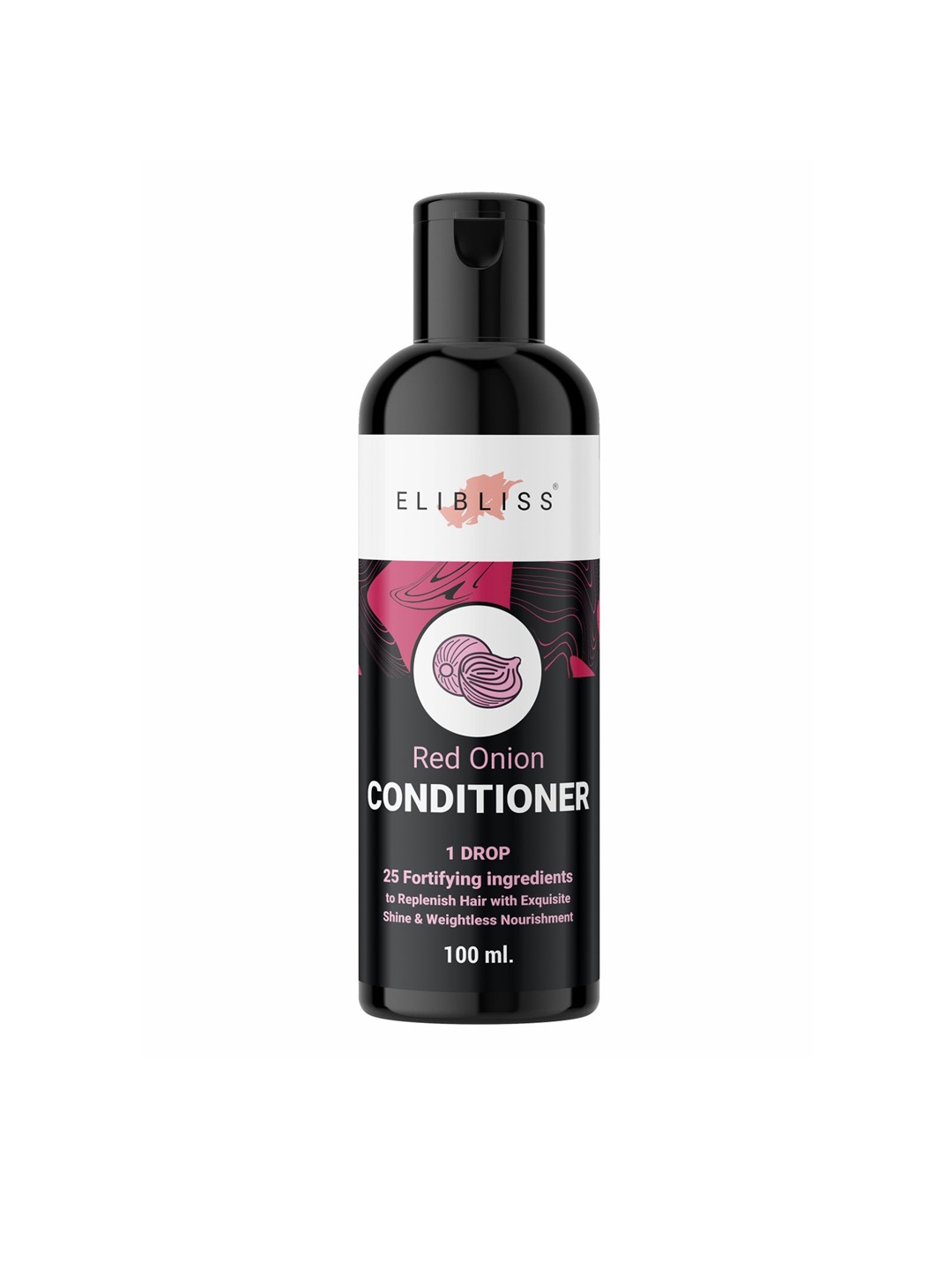 

ELIBLISS Red Onion Conditioner With Aloevera - 100 ml, Black