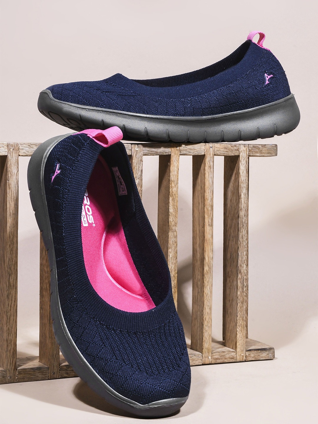 

ABROS Women Mesh Running Shoes, Navy blue