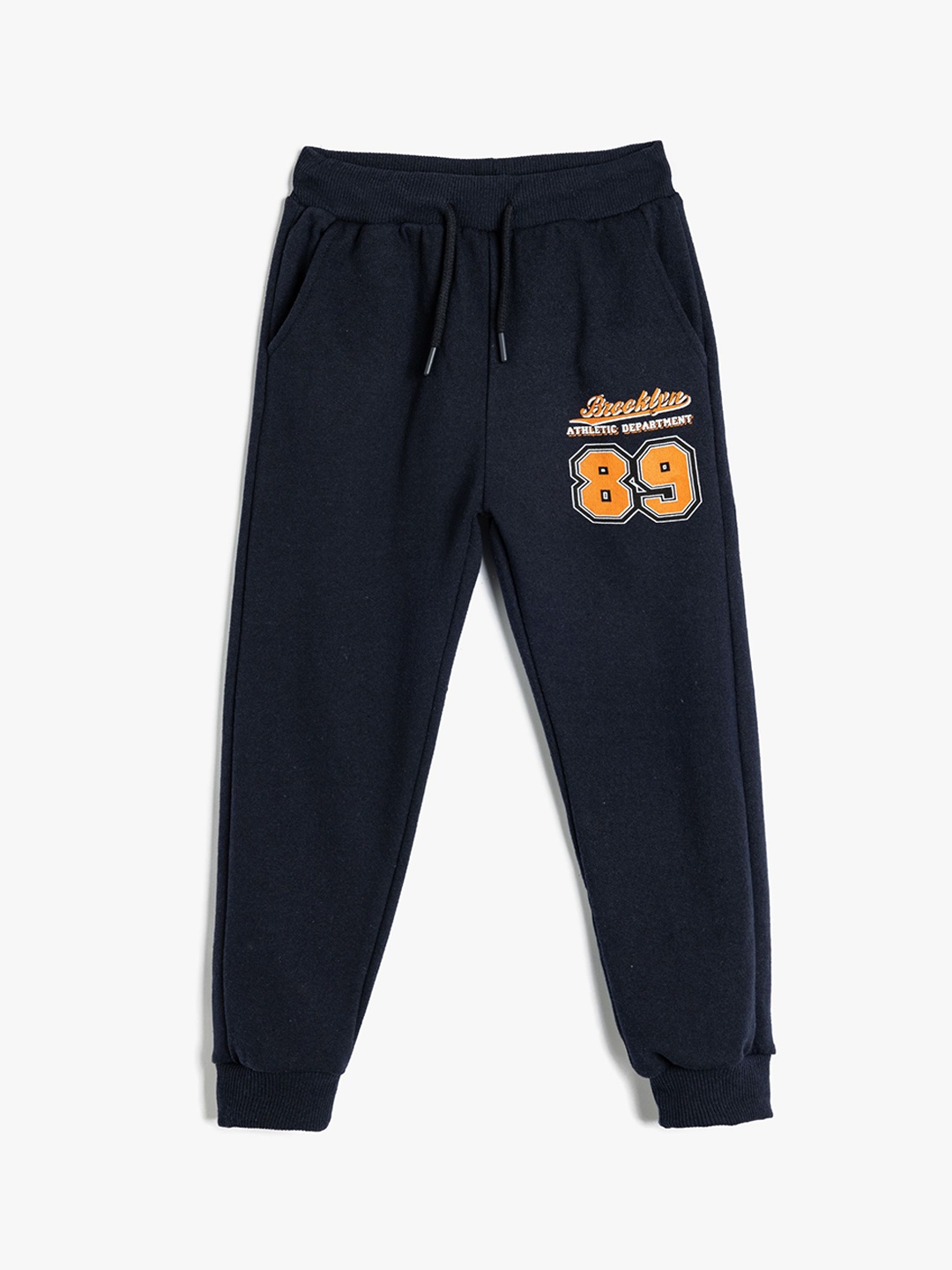 

Koton Boys Printed Mid Rise Joggers, Blue