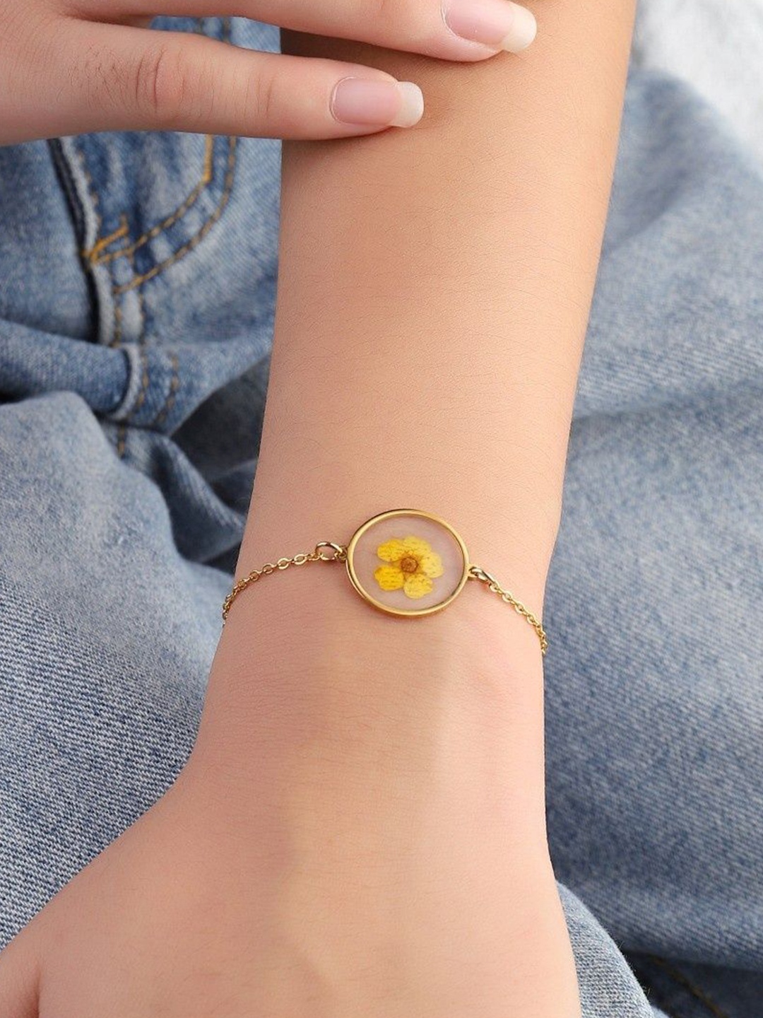 

SALTY Resin Radiance Bracelet, Yellow