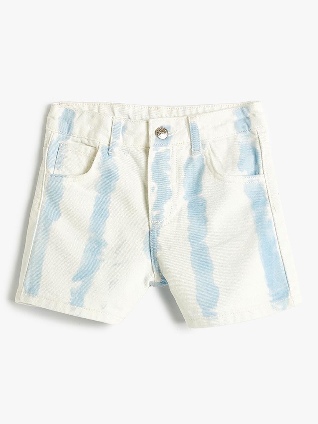 

Koton Girls Camouflage Printed Shorts, Blue