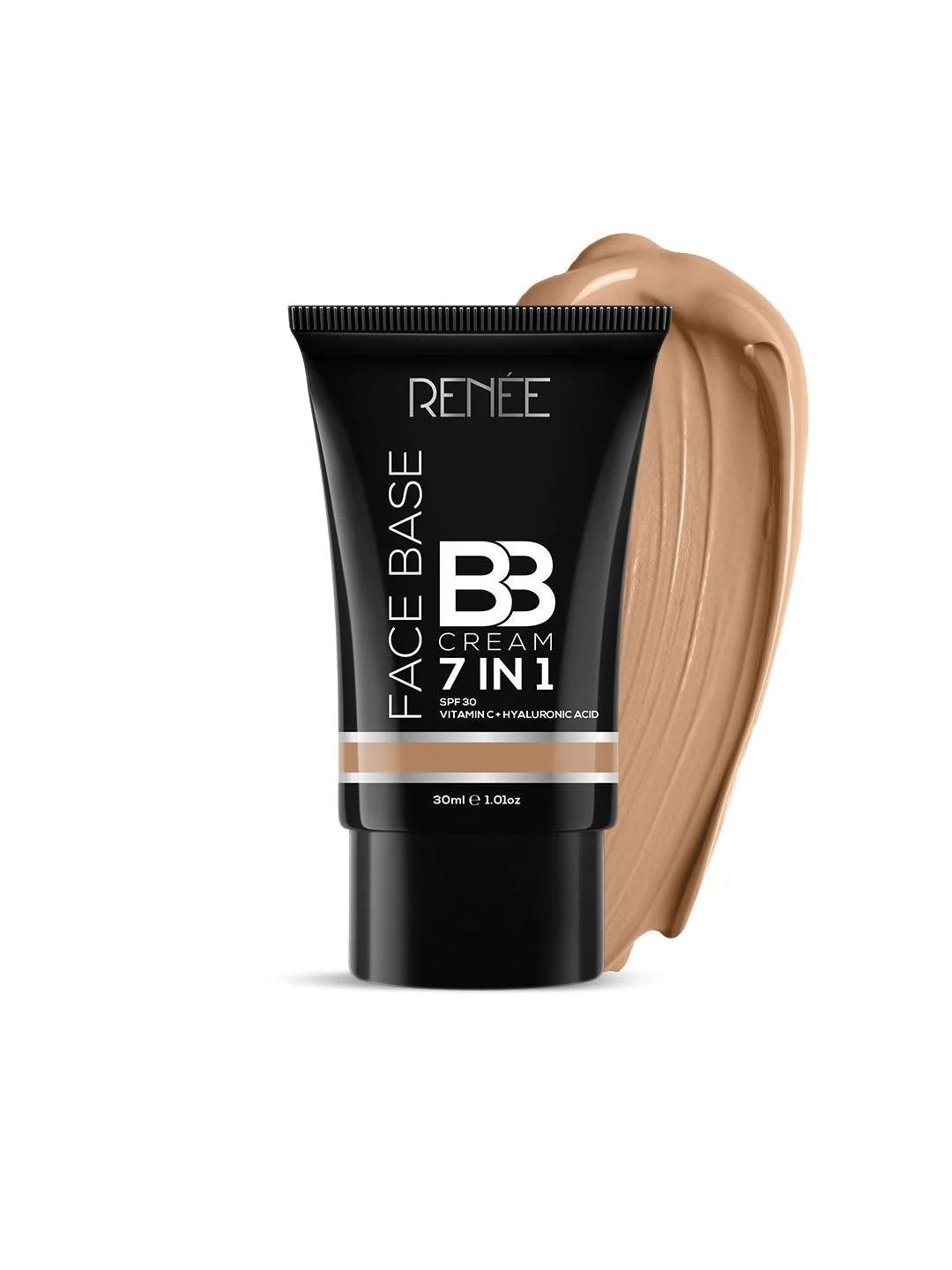 

Renee Face Base 7 In 1 BB Cream SPF 30 With Vitamin C & Hyaluronic Acid 30ml B06 Praline, Beige