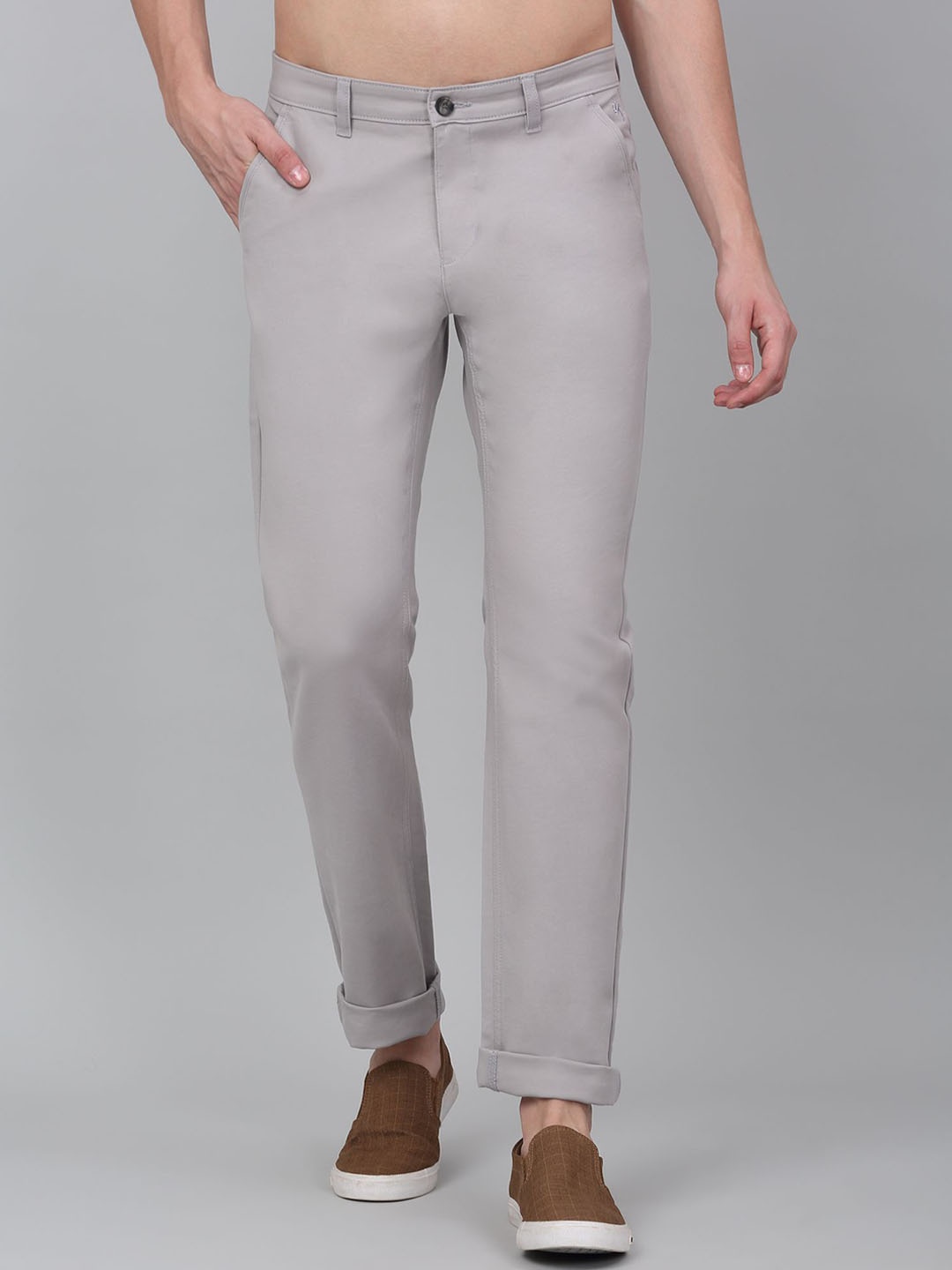 

Cantabil Men Trousers, Grey