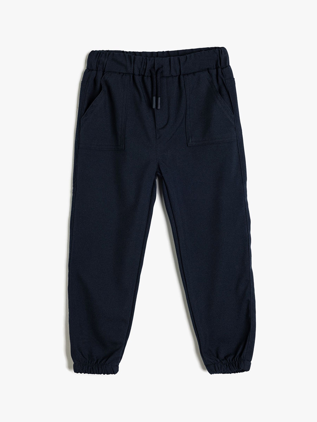 

Koton Boys Solid Mid-Rise Regular Fit Joggers, Blue