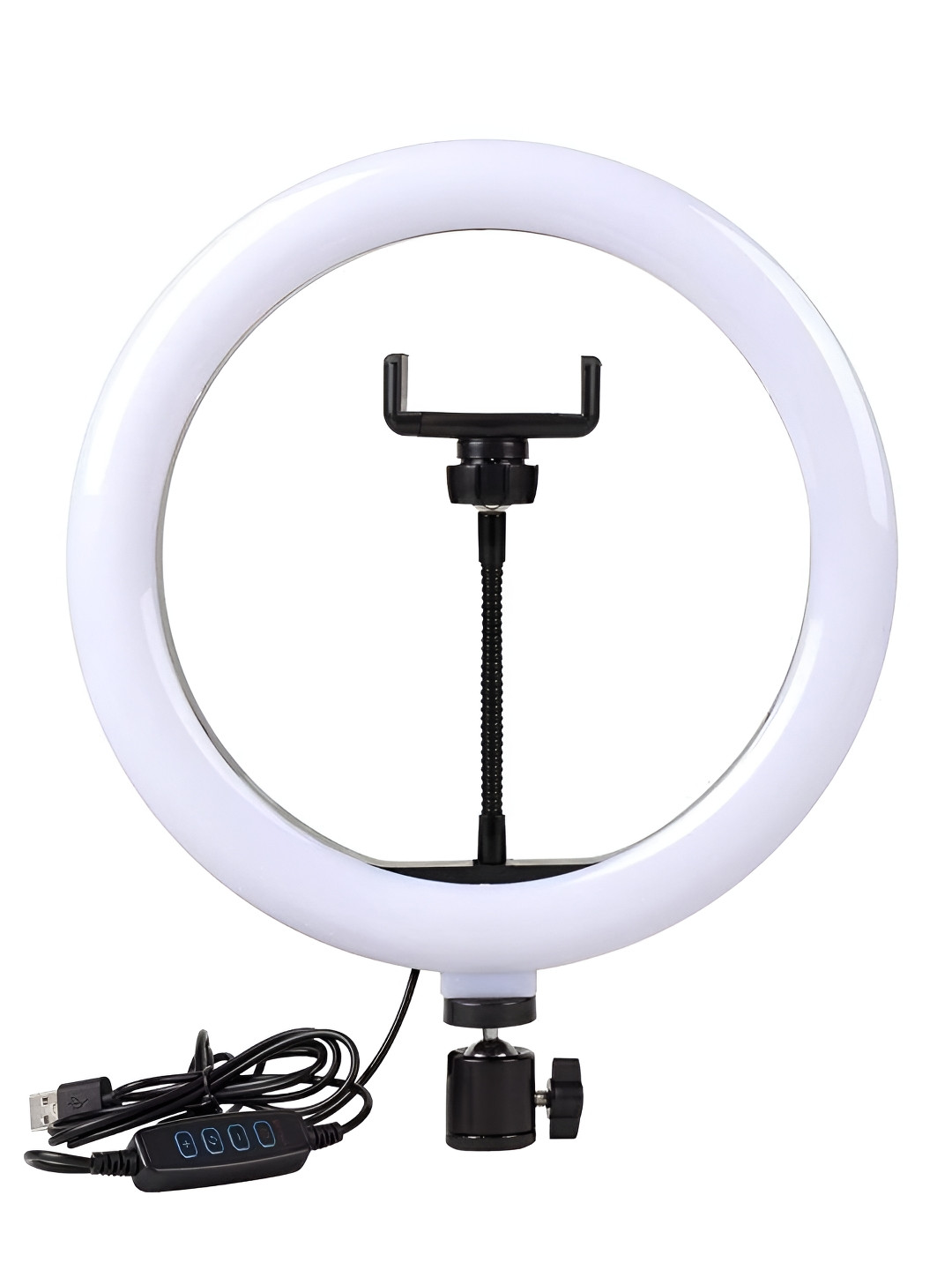 

WENS White Ring Lamp RGB Fill Light Small Bracket For Mobile Phone Live Streaming Video