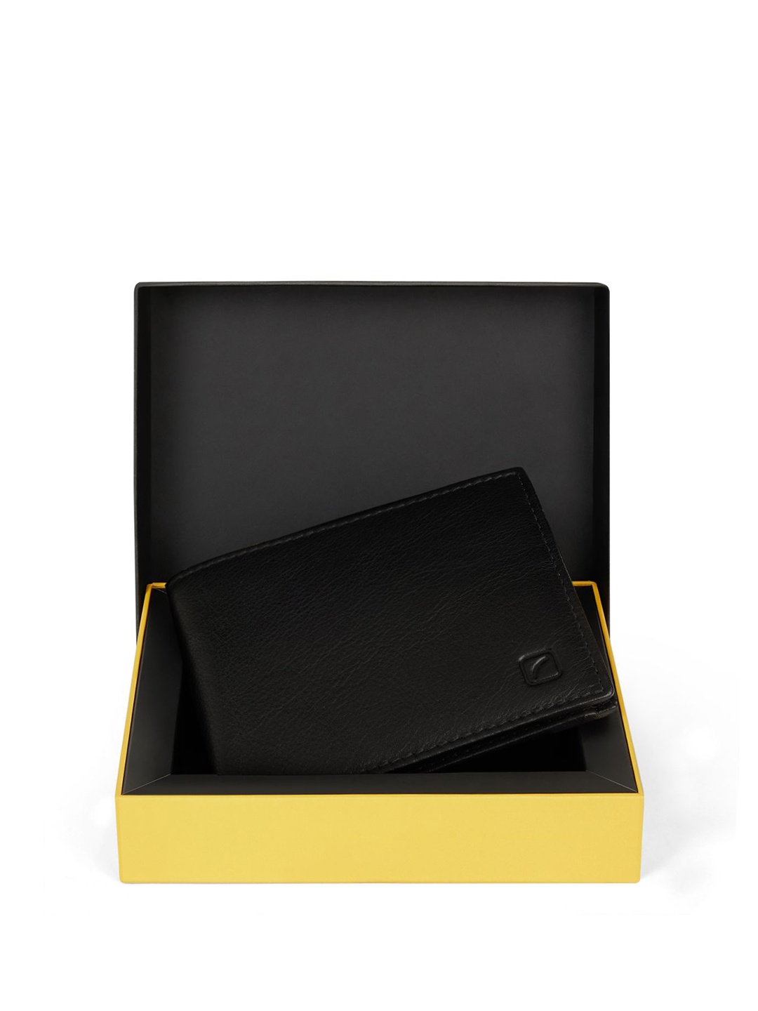 

Travel Blue Men Textured Leather Two Fold Wallet, Black