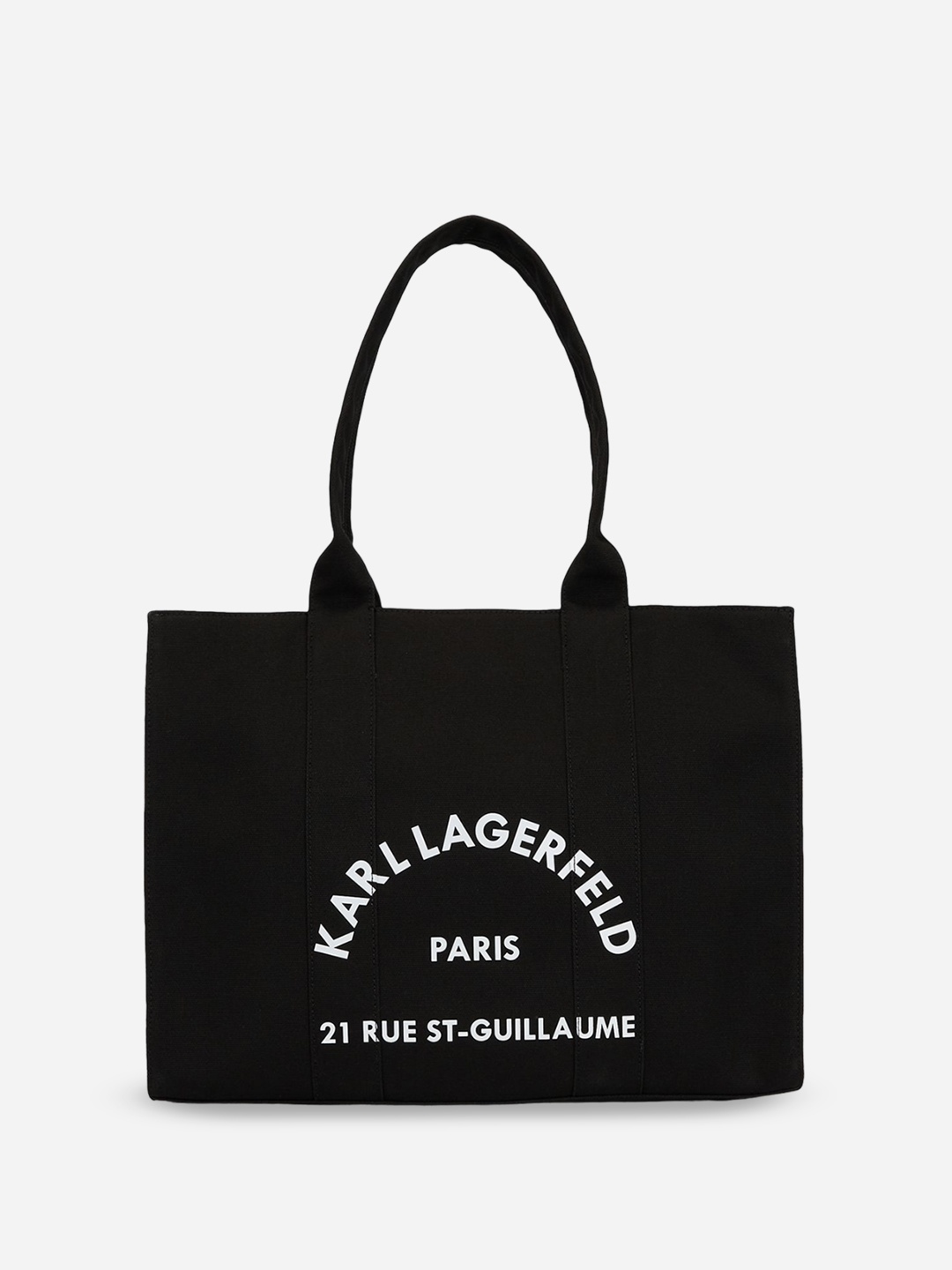 

Karl Lagerfeld Printed Swagger Tote Bag, Black