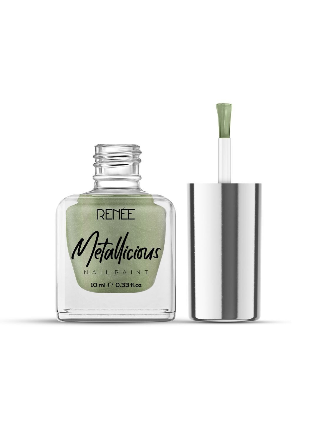 

Renee Metallicious Nail Paint 10ml - Forest Flash, Green
