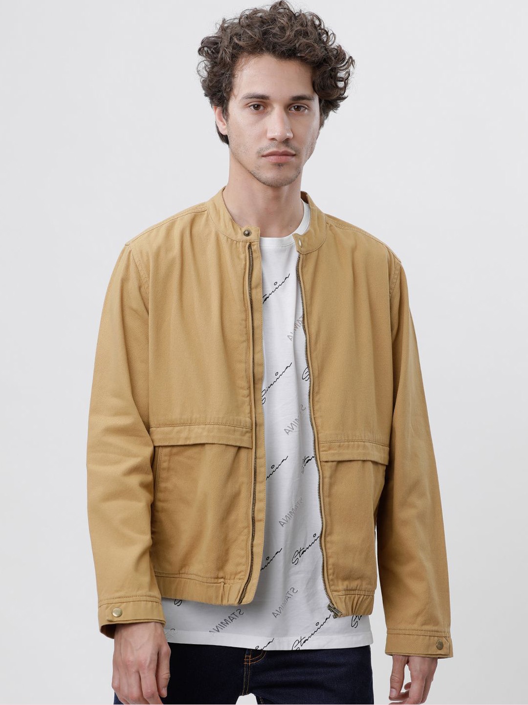 

HIGHLANDER Men Tailored Jacket, Khaki