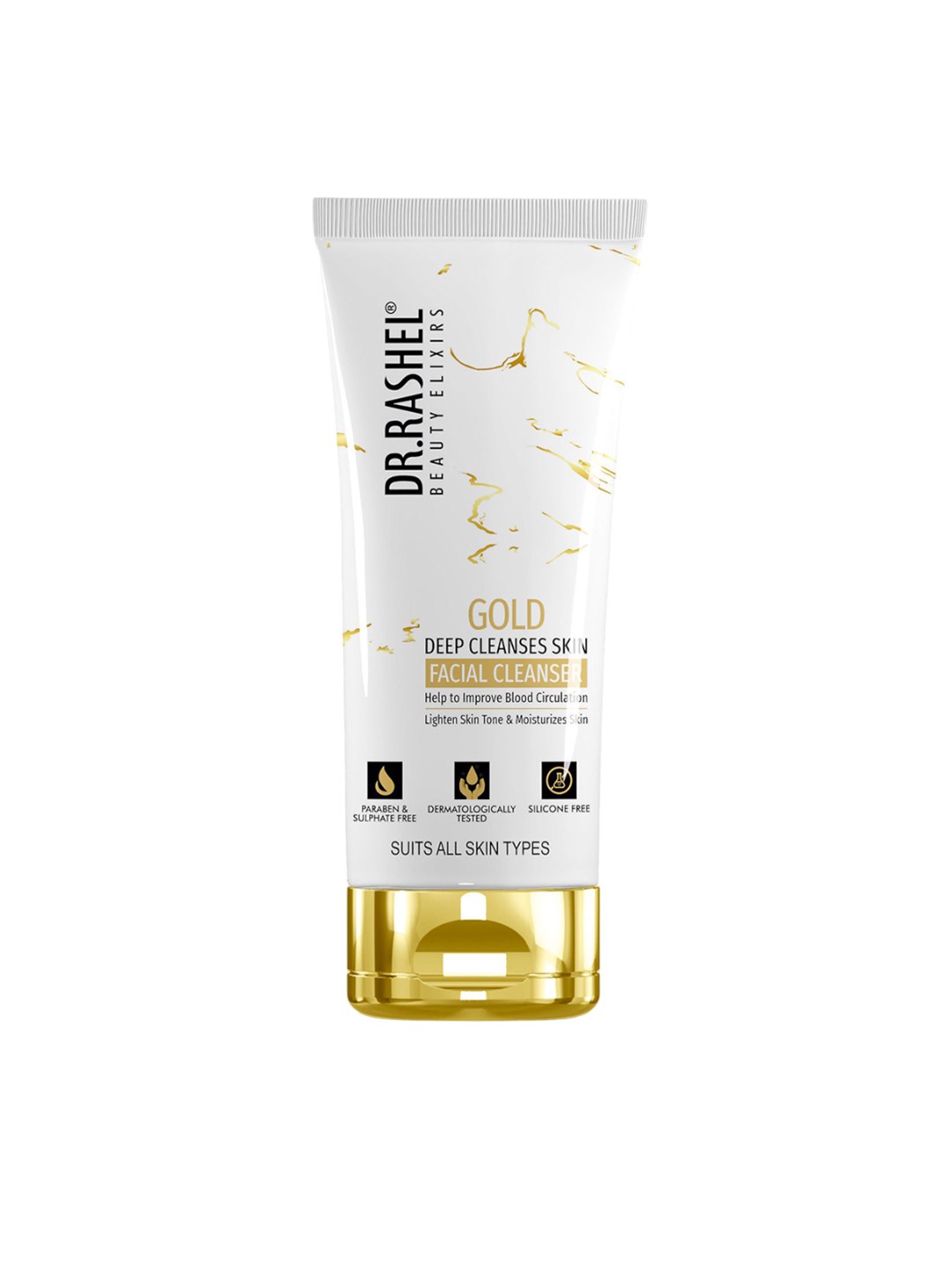 

DR.RASHEL Gold Face Cleanser For Hydration-80ml, White