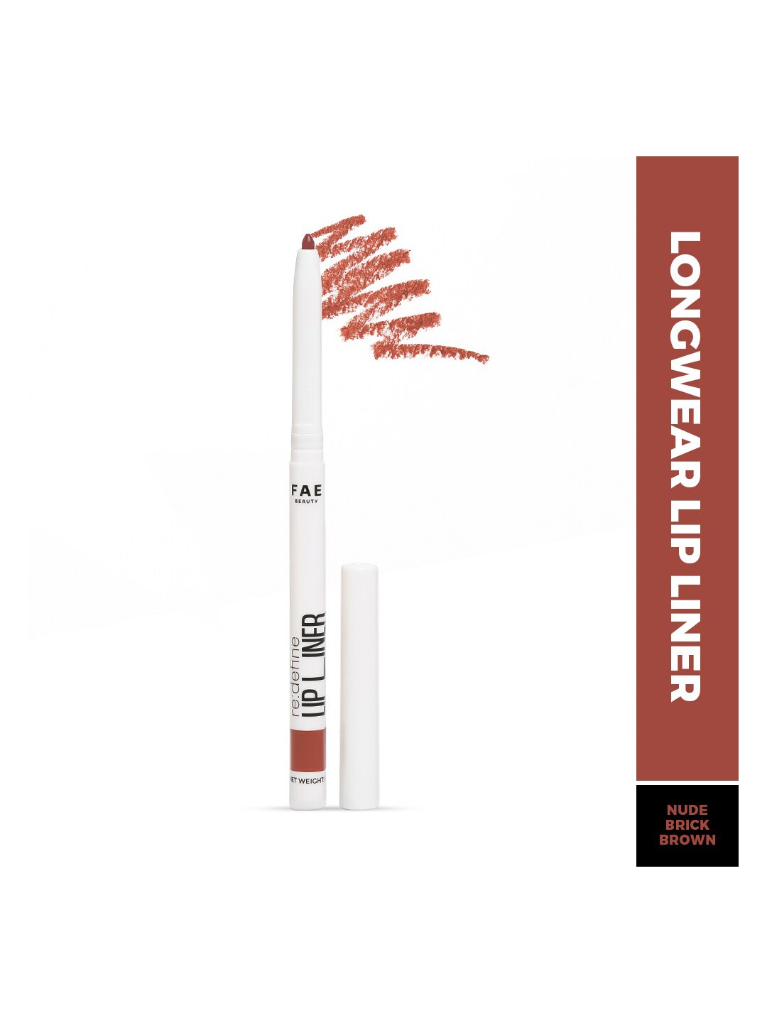 

FAE BEAUTY Re Define Matte Long Lasting Lip Liner - Headline 004, Brown