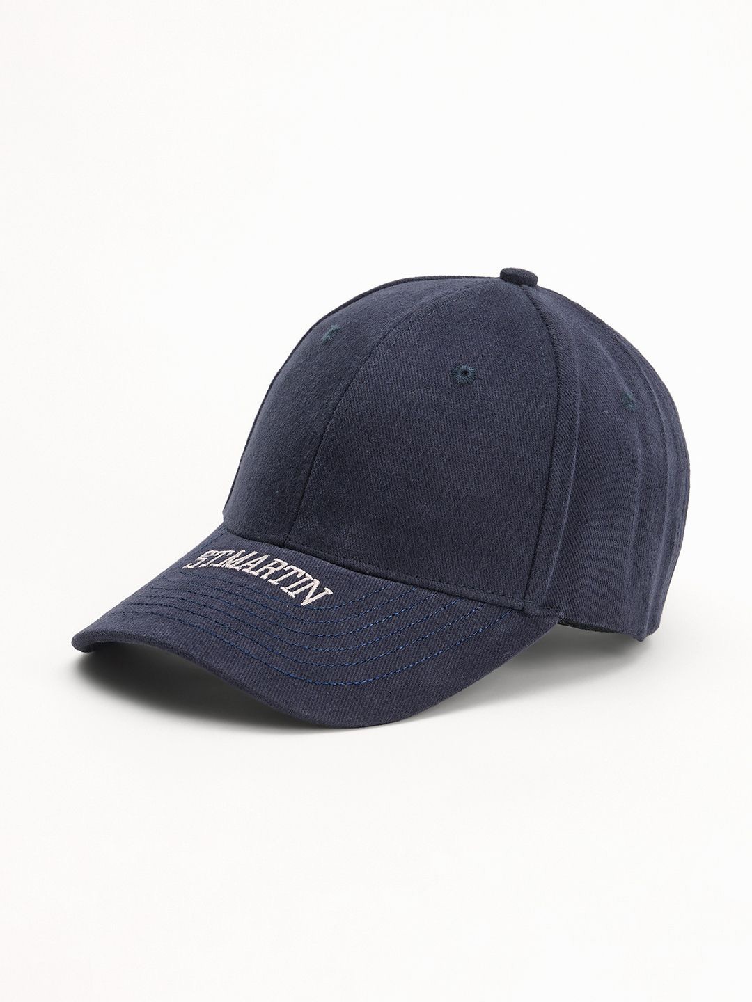 

THE BEAR HOUSE Men Cotton Embroidered Baseball Cap, Blue