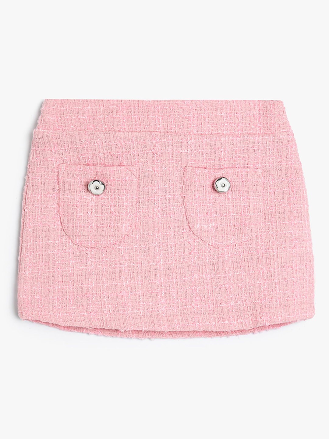 

Koton Girls Self-design Pencil Mini Skirts, Pink