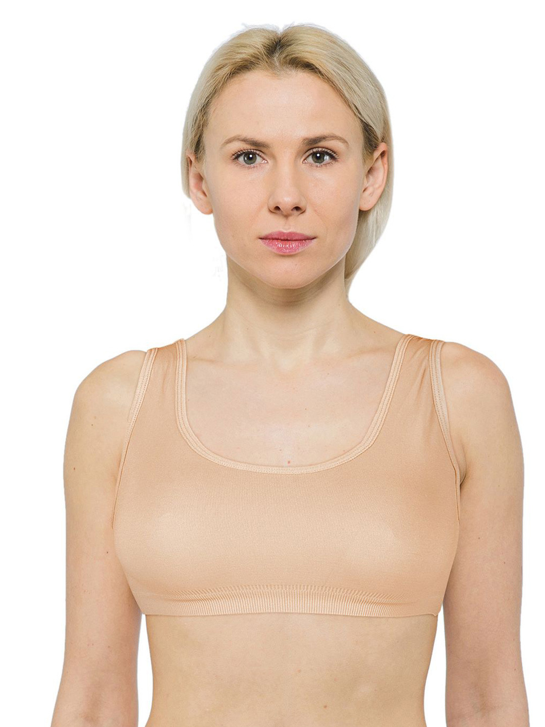 

ComfyStyle Full Coverage Non Padded Bra, Beige