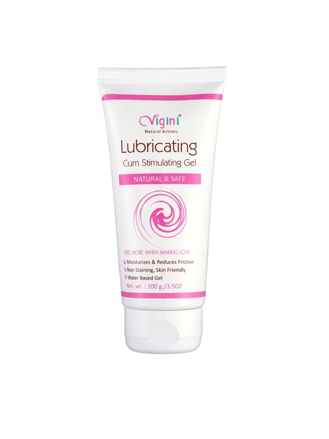 

Vigini Intimate Lubricating Lube Cum Stimulating Lubricant Gel- 100ml, White