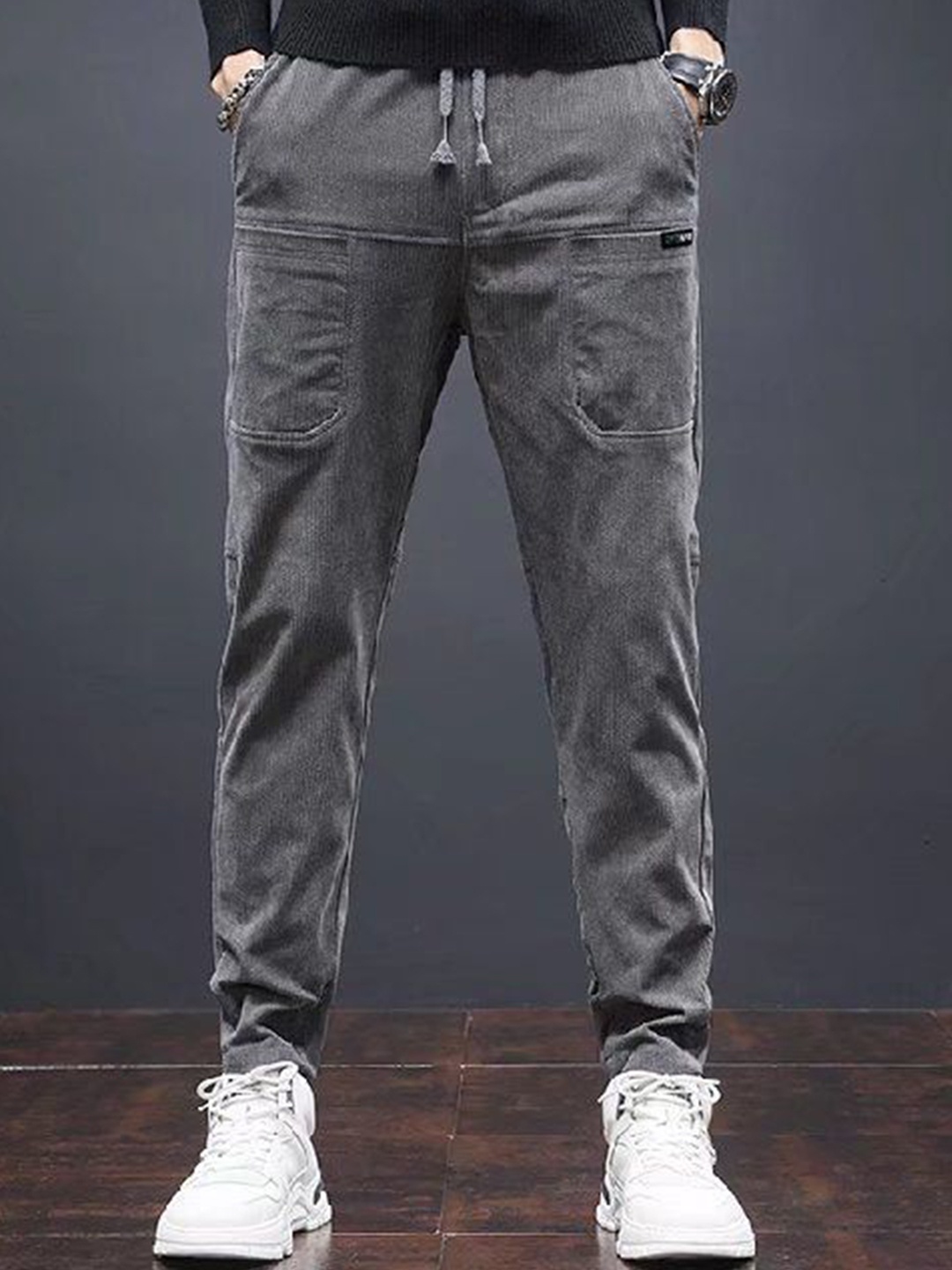 

StyleCast Men Joggers Trousers, Grey