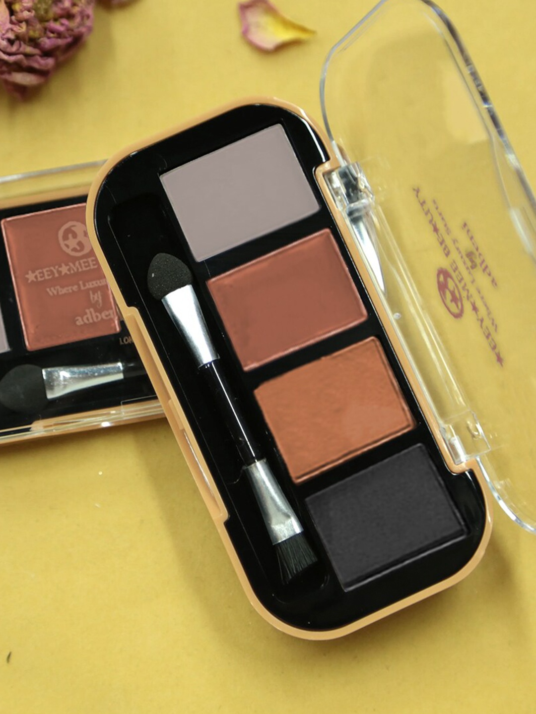

Adbeni 4-In-1 Long Lasting & Waterproof Eyebrow Palette - Shade 01, Black