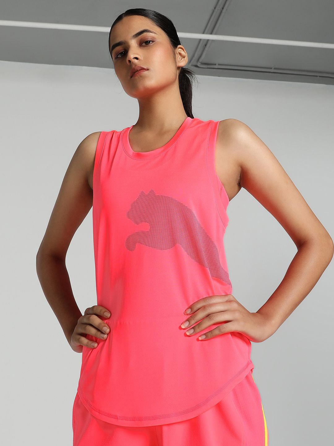 

Puma Train All Day Big Cat Tank Top, Pink