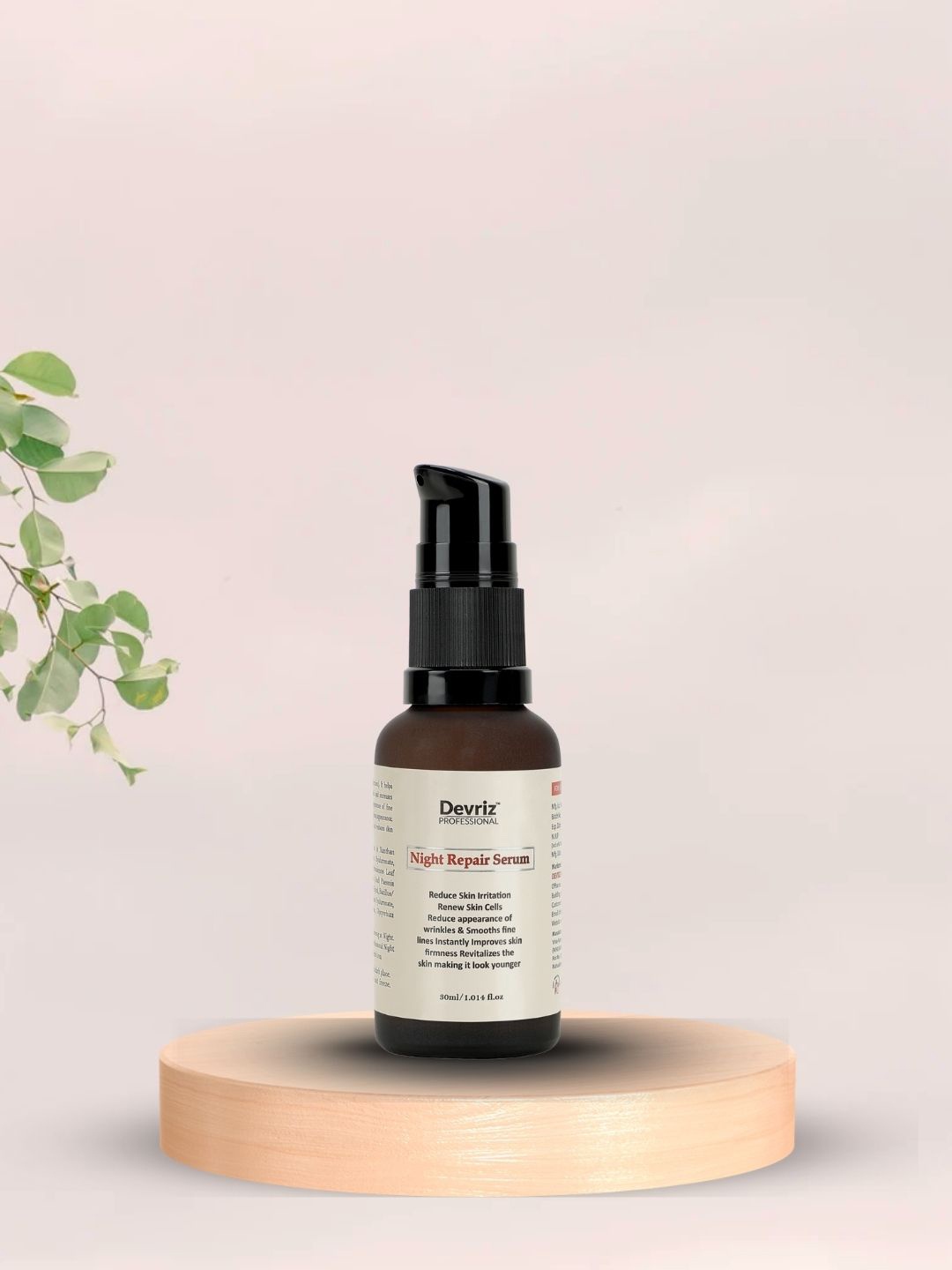 

Devriz Aloe Curcuma Infused Rejuvenating Professional Night Repair Serum- 30ml, Brown
