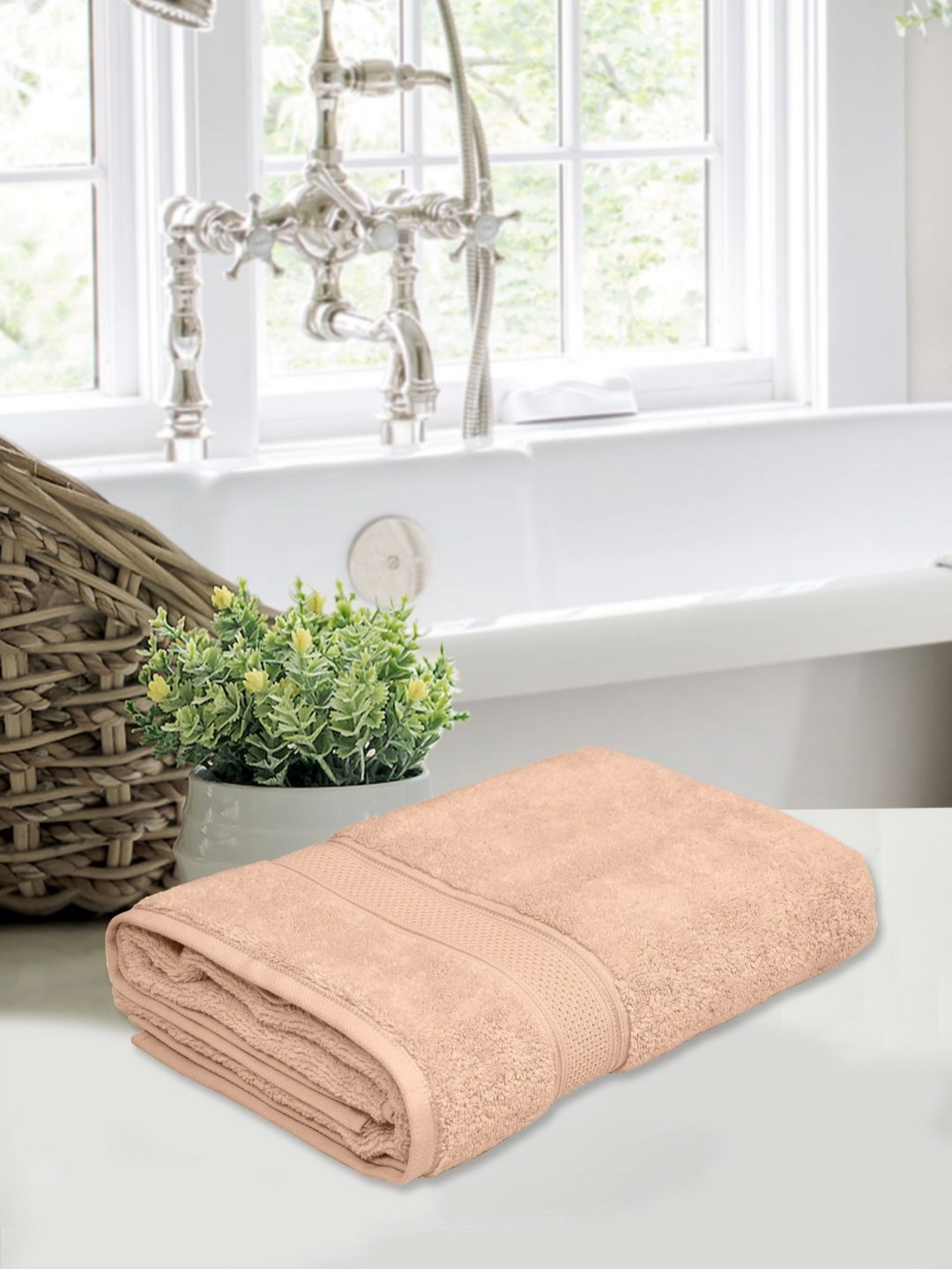 

Home Fresh Pink 1 Cotton 500 GSM Bath Towel