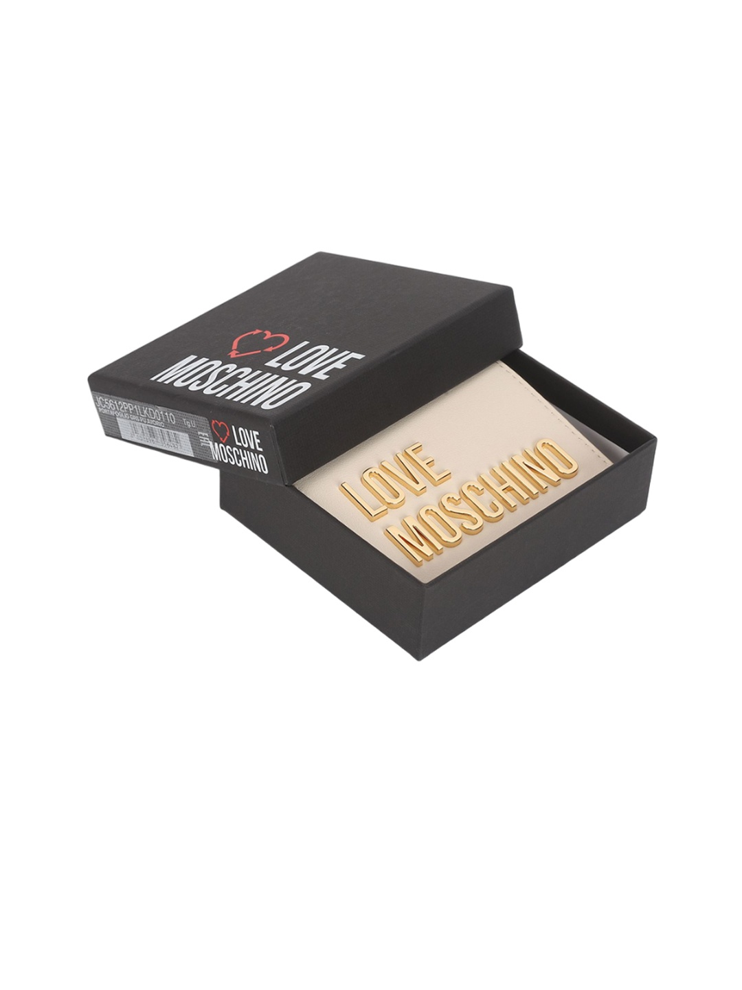 

LOVE MOSCHINO Textured PU Structured Sling Bag, Na