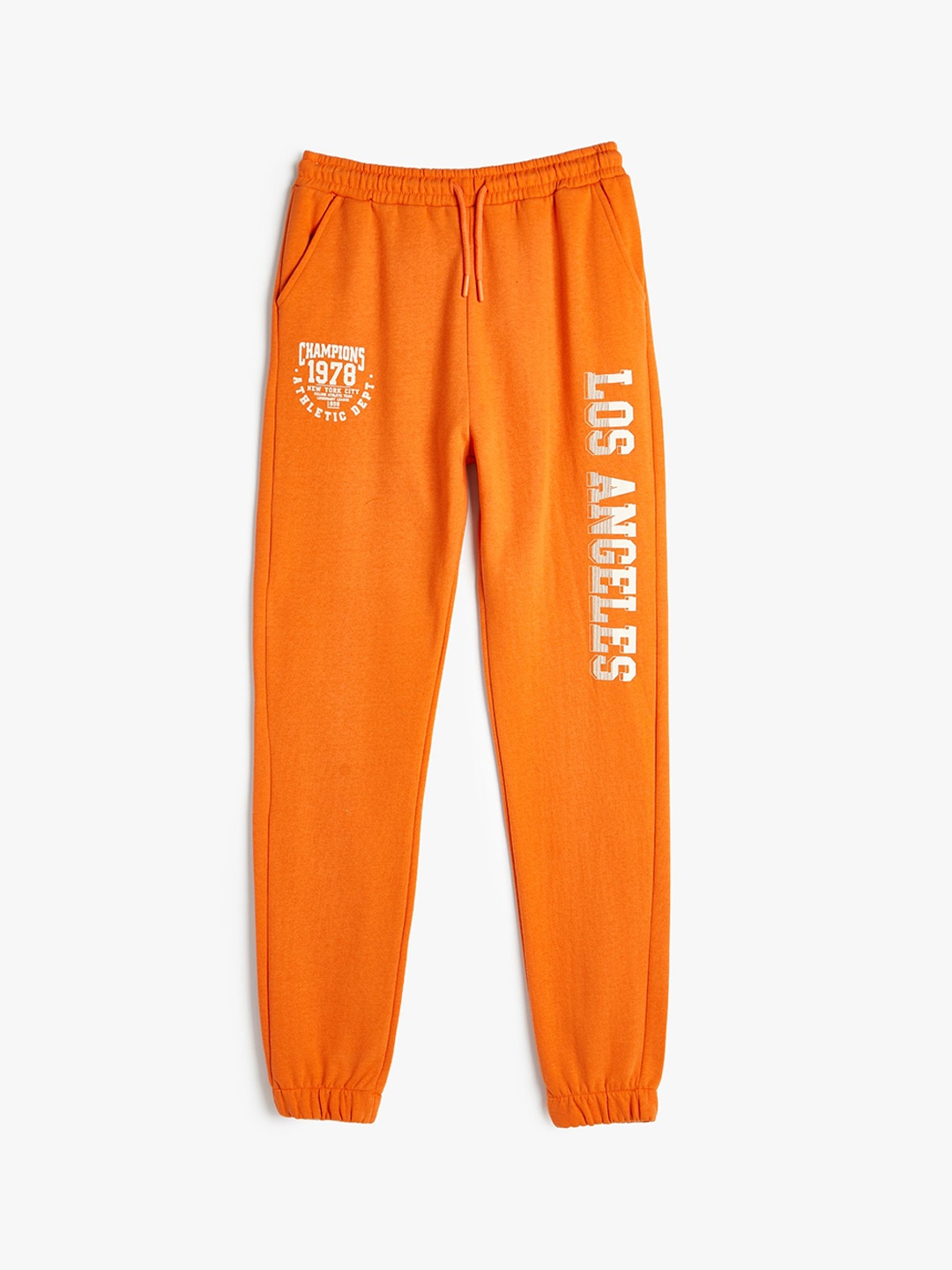 

Koton Boys Regular Fit Mid Rise Joggers, Orange