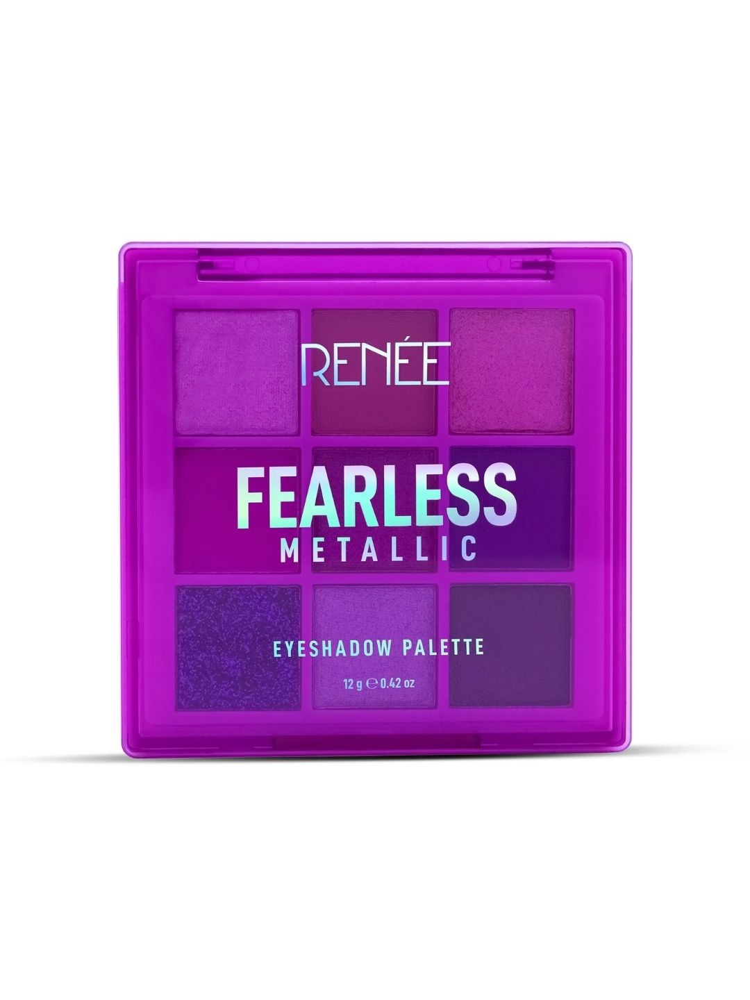 

Renee Fearless Long Lasting & Non Creasing Eyeshadow Palette 12g - Metallic, Multi