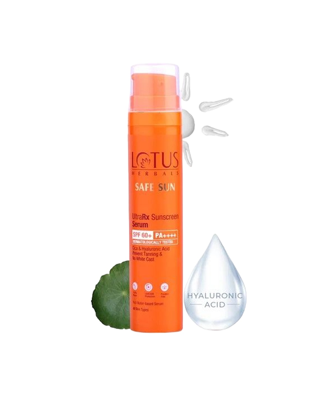 

Lotus Herbals Safe Sun Ultrarx Sunscreen Serum SPF60 PA++++ - 50ml, White