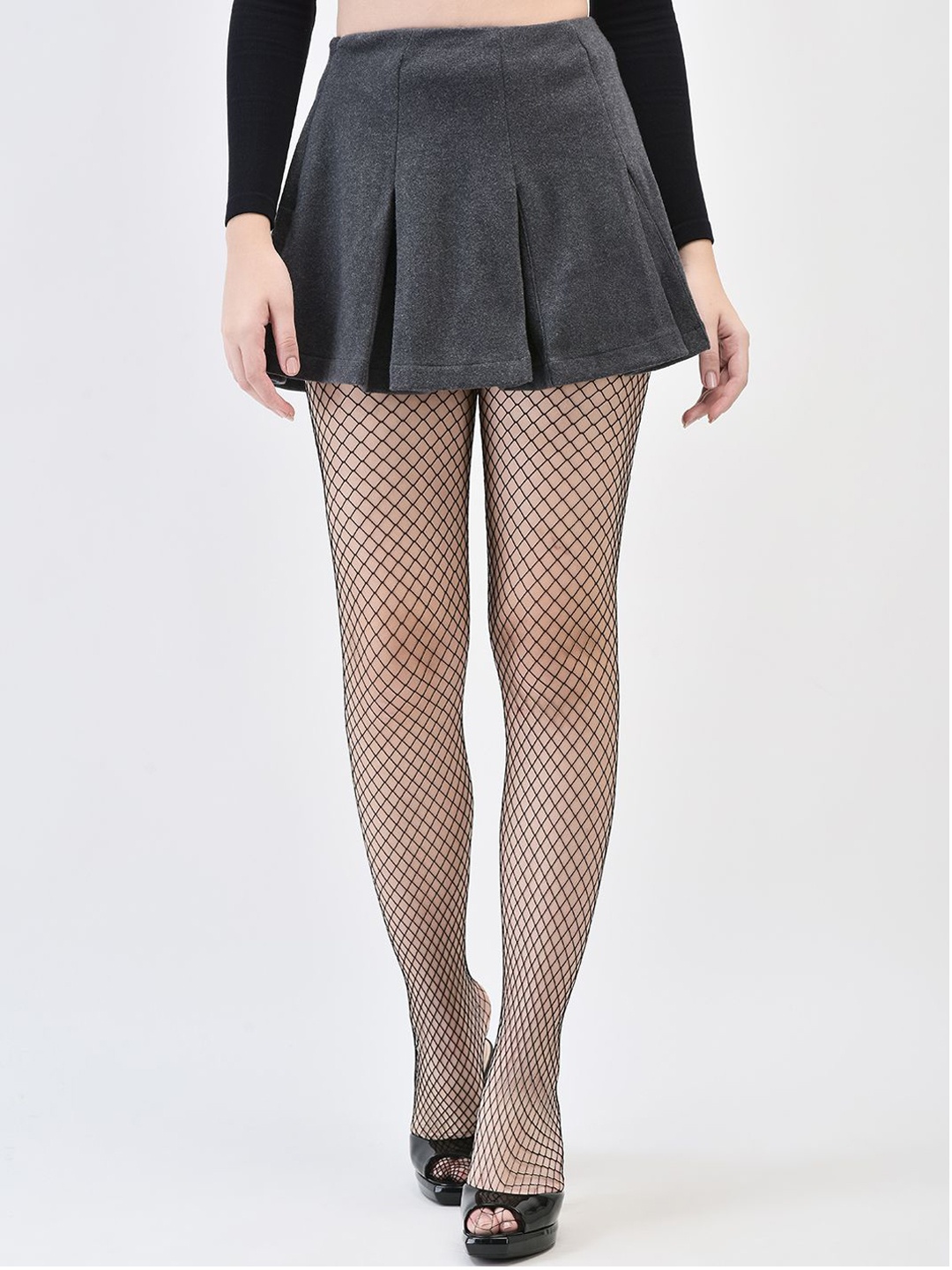 

Brauch Fishnet Stretchable Stockings, Black