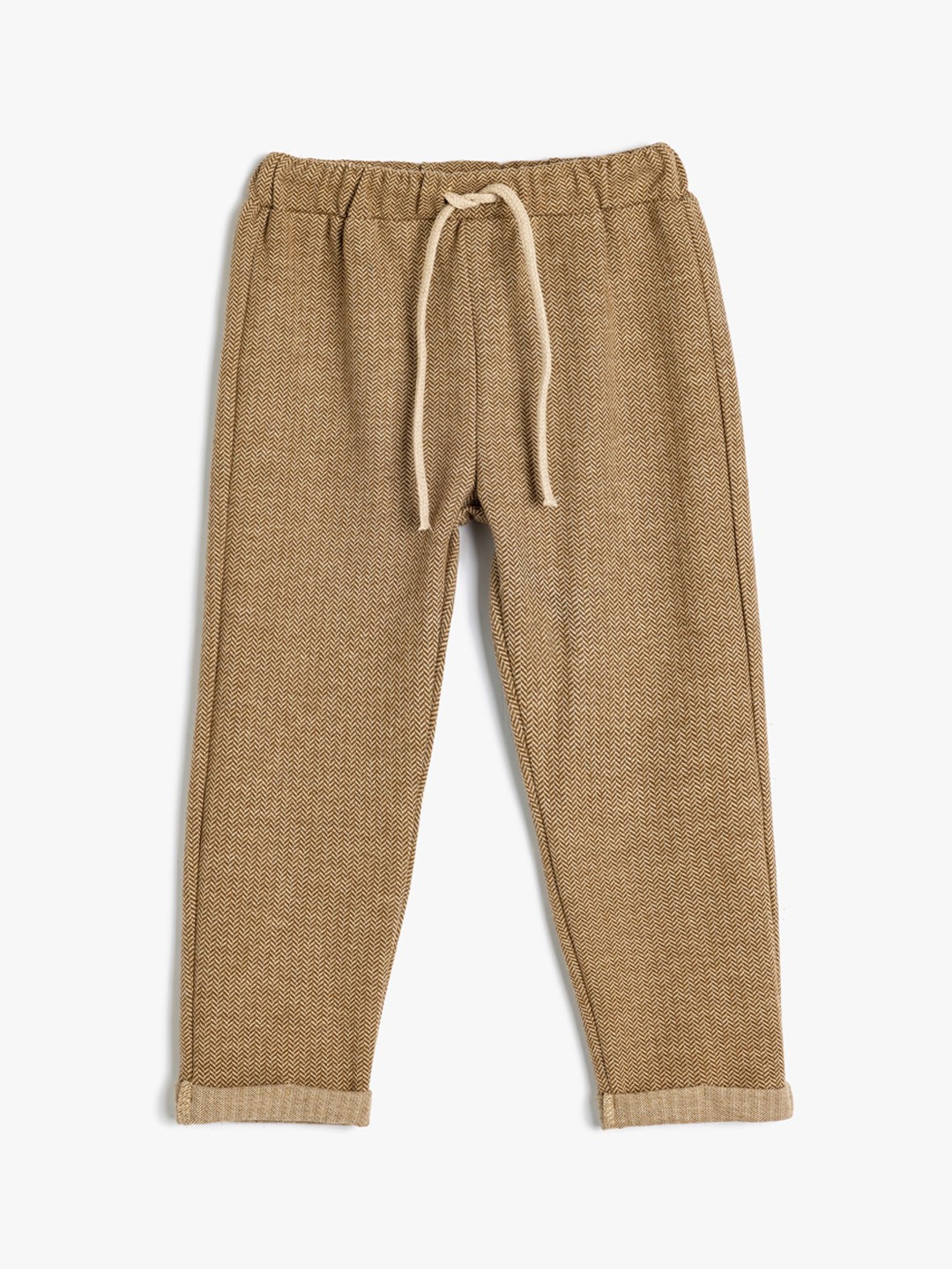 

Koton Boys Mid Rise Joggers, Beige
