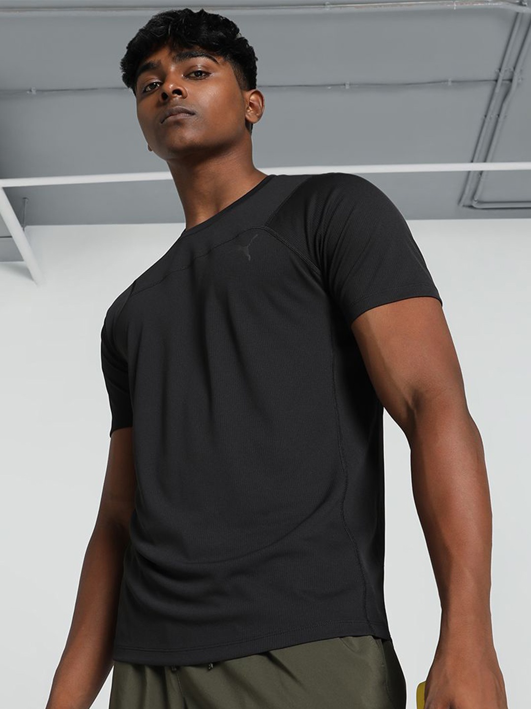 

Puma M Seasons Drycell Running Tee, Black