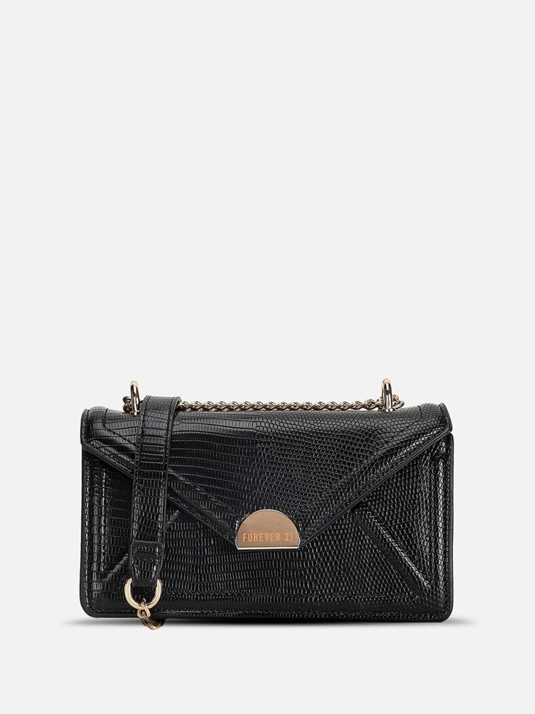 

FOREVER 21 PU Oversized Structured Shoulder Bag with Quilted, Black