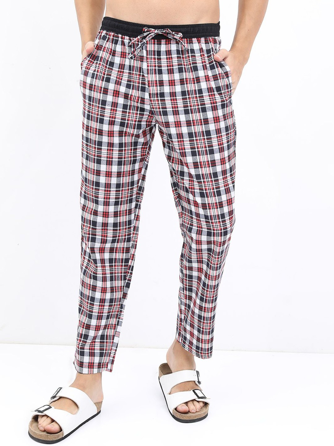 

HIGHLANDER Straight-Leg Lounge Pants, Red