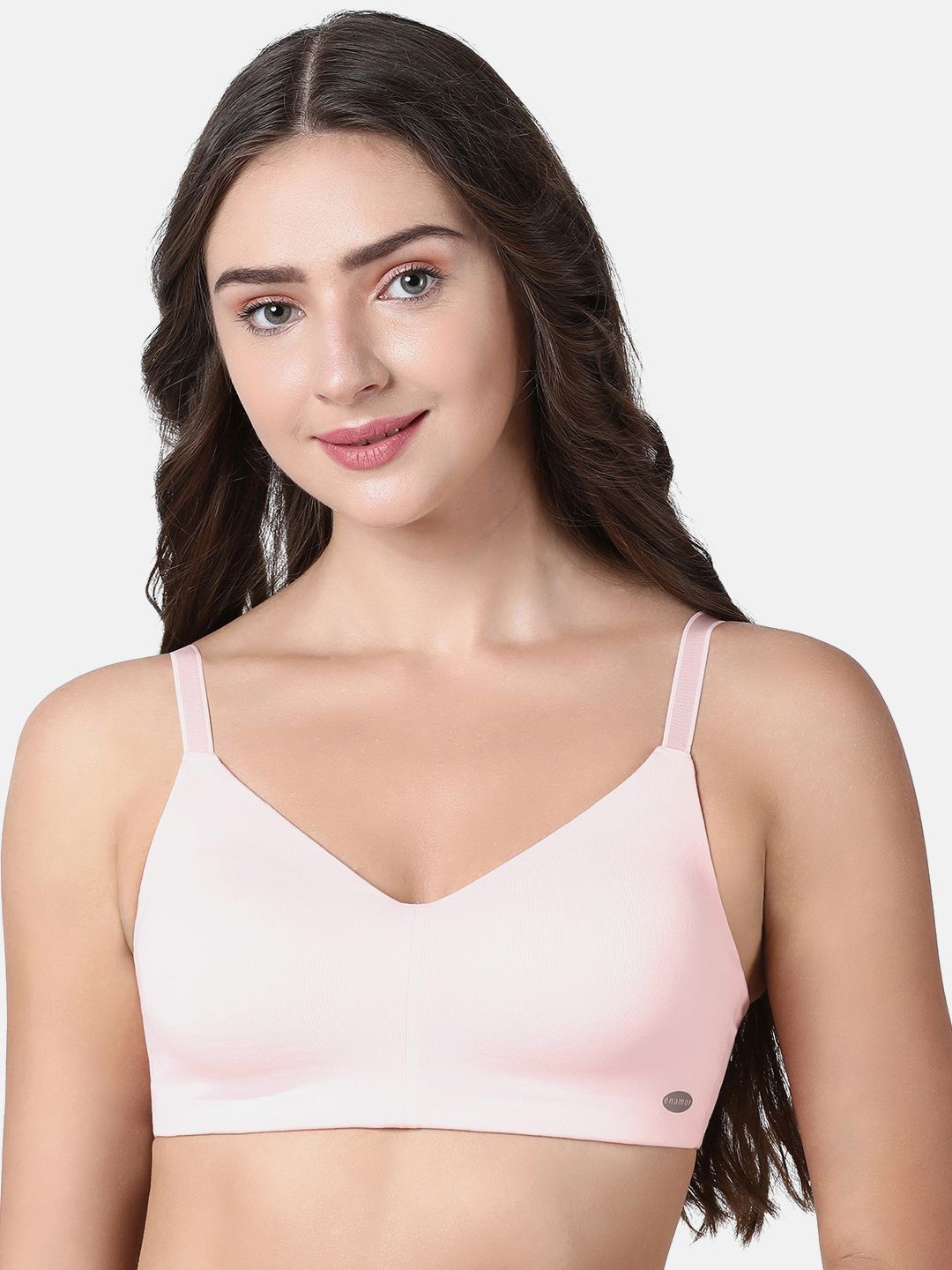 

Enamor Ultra Smoothening T-Shirt Bra A027, Pink