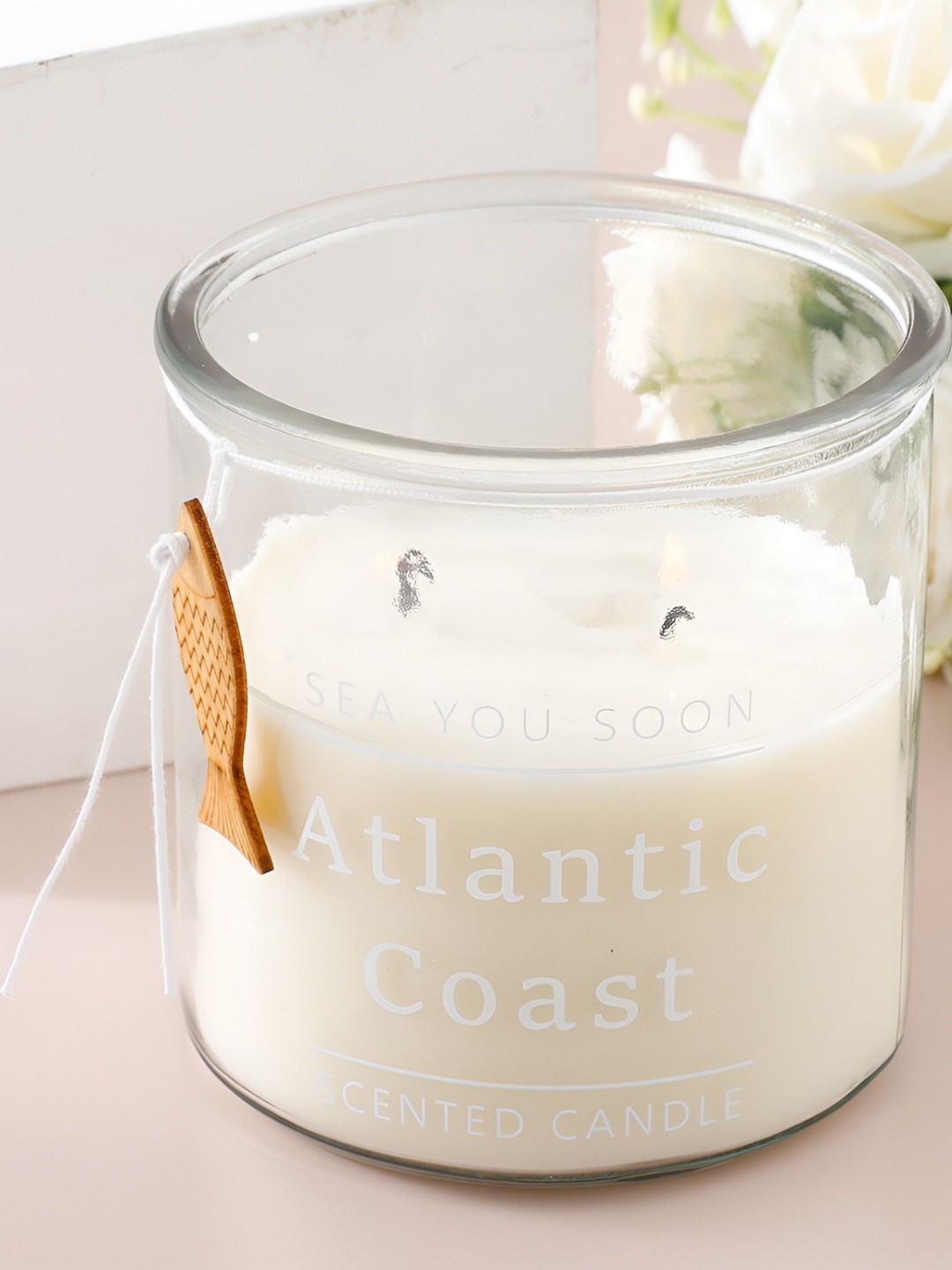 

UMAI Transparent Glass Sea Salt Scented Jar Candle