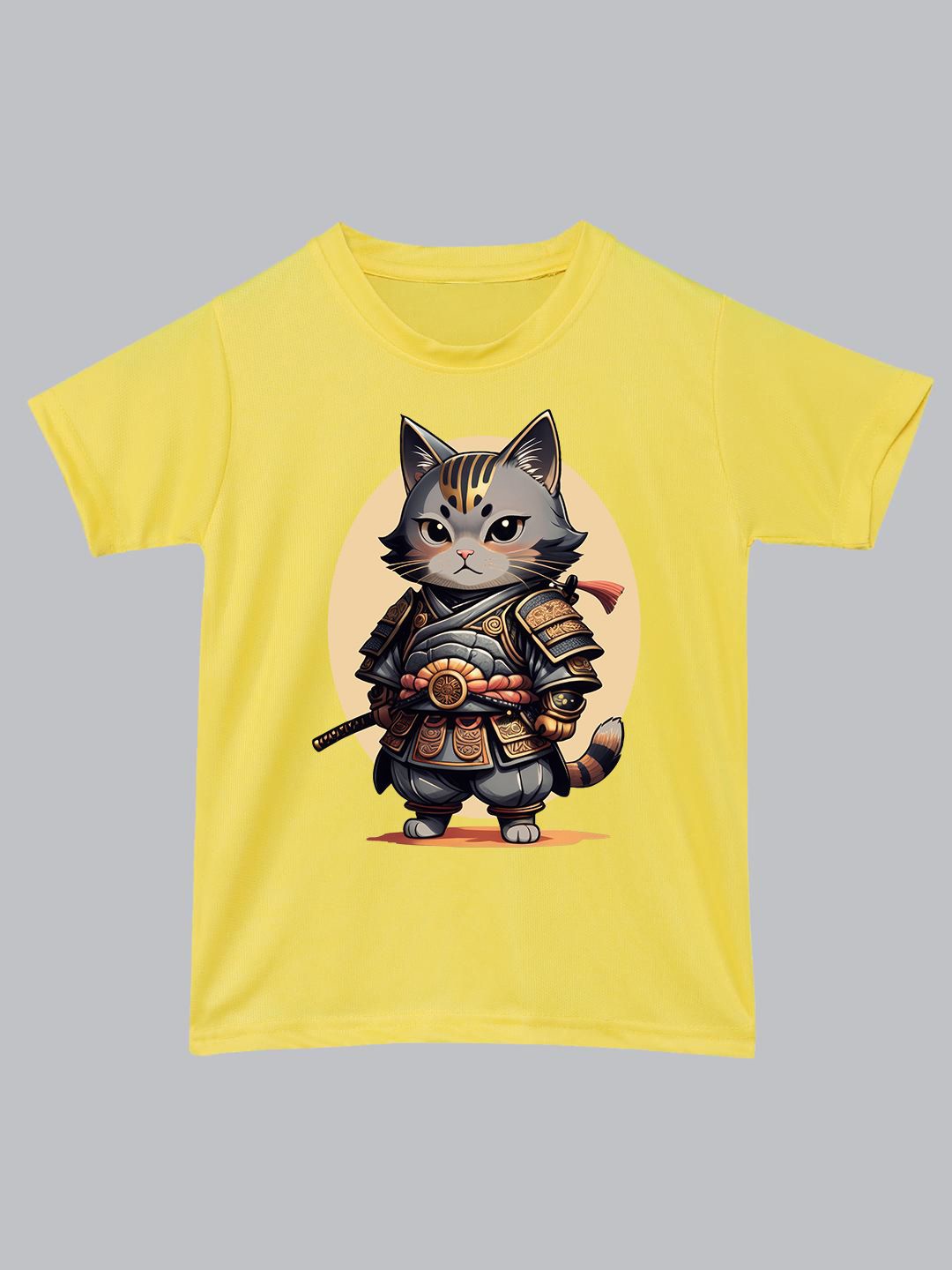 

BAESD Unisex Kids Graphic Printed Round Neck T-Shirt, Yellow