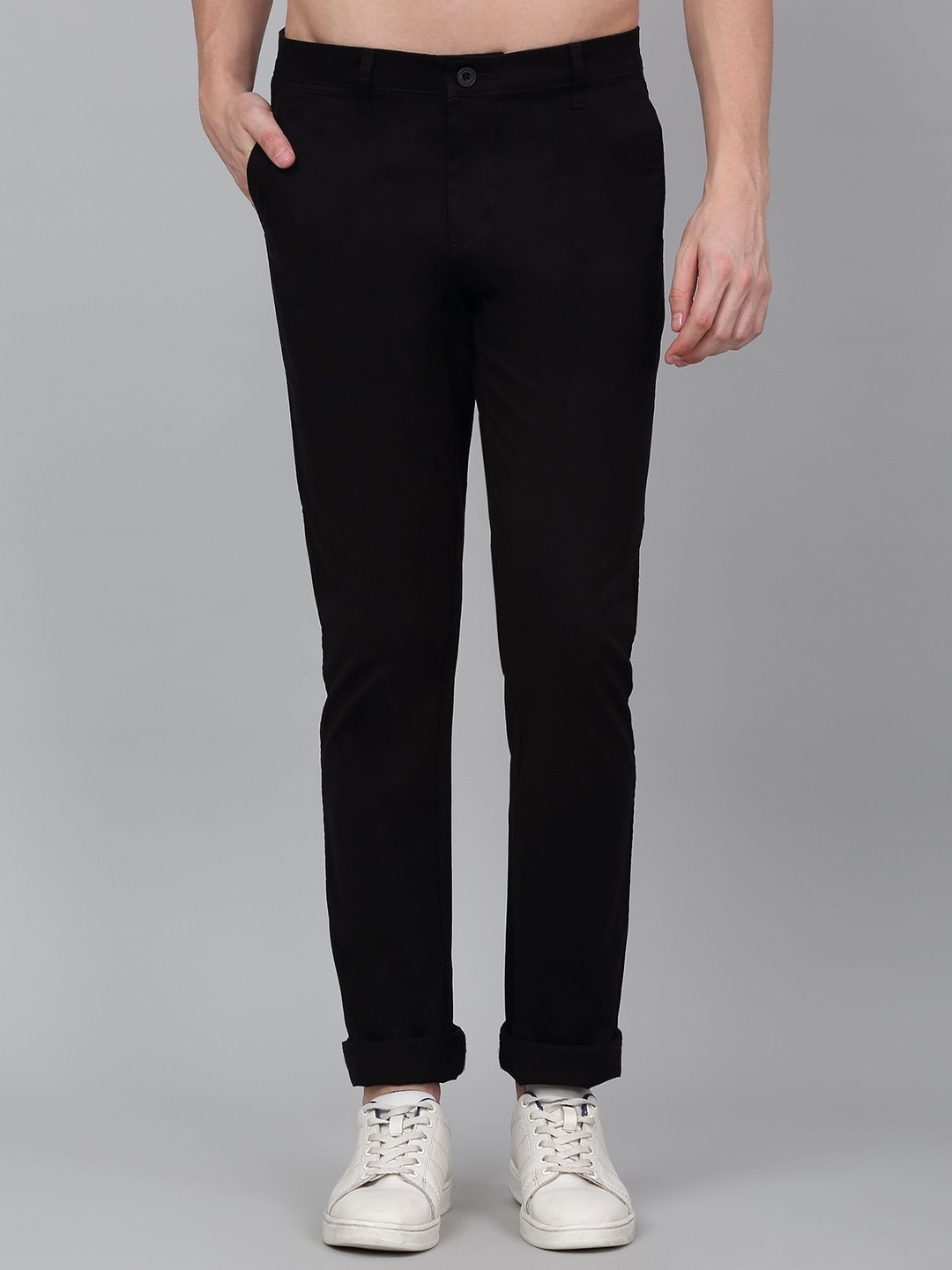 

Cantabil Men Trousers, Black