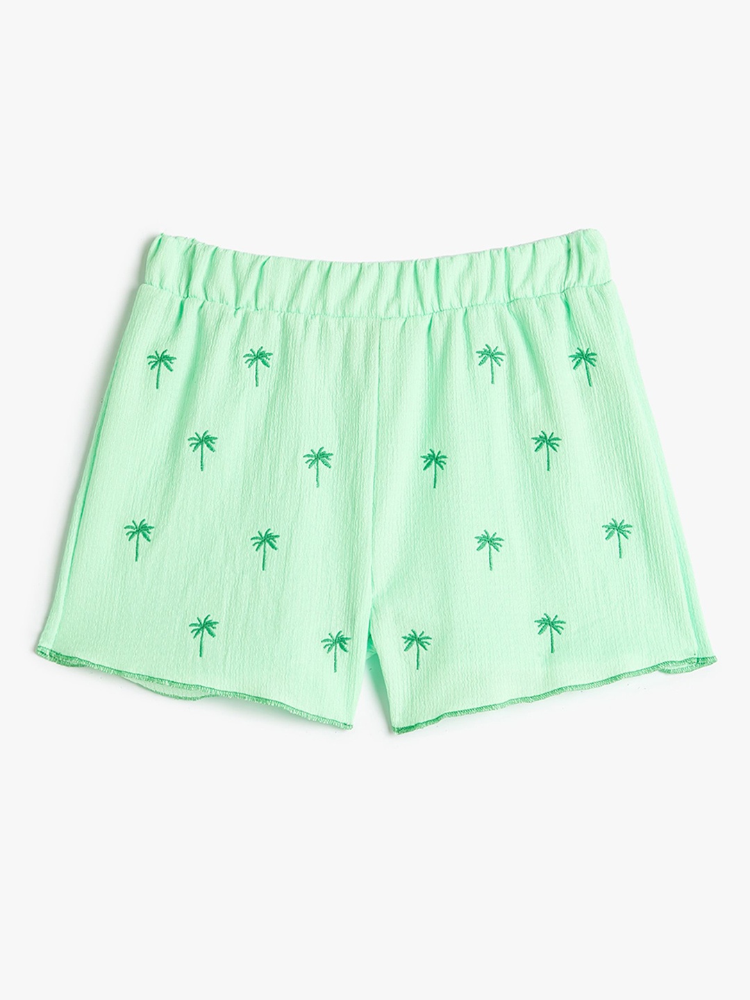 

Koton Girls Printed Shorts, Green