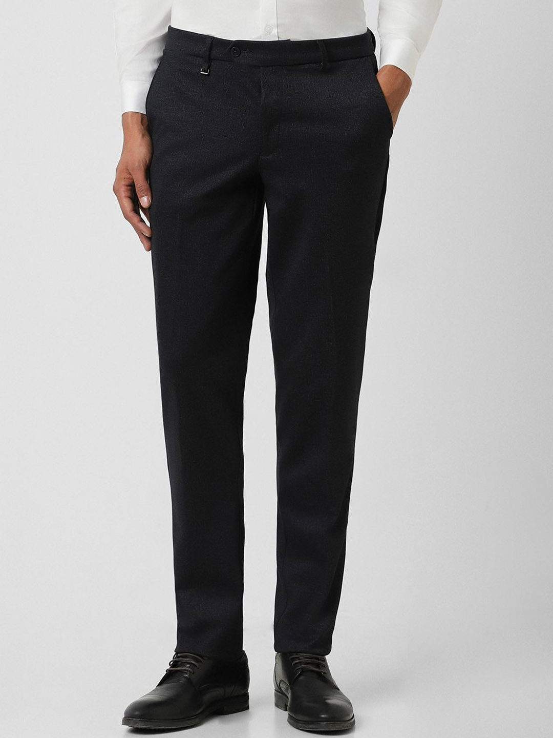 

Van Heusen Men Ultra Slim Fit Trousers, Black