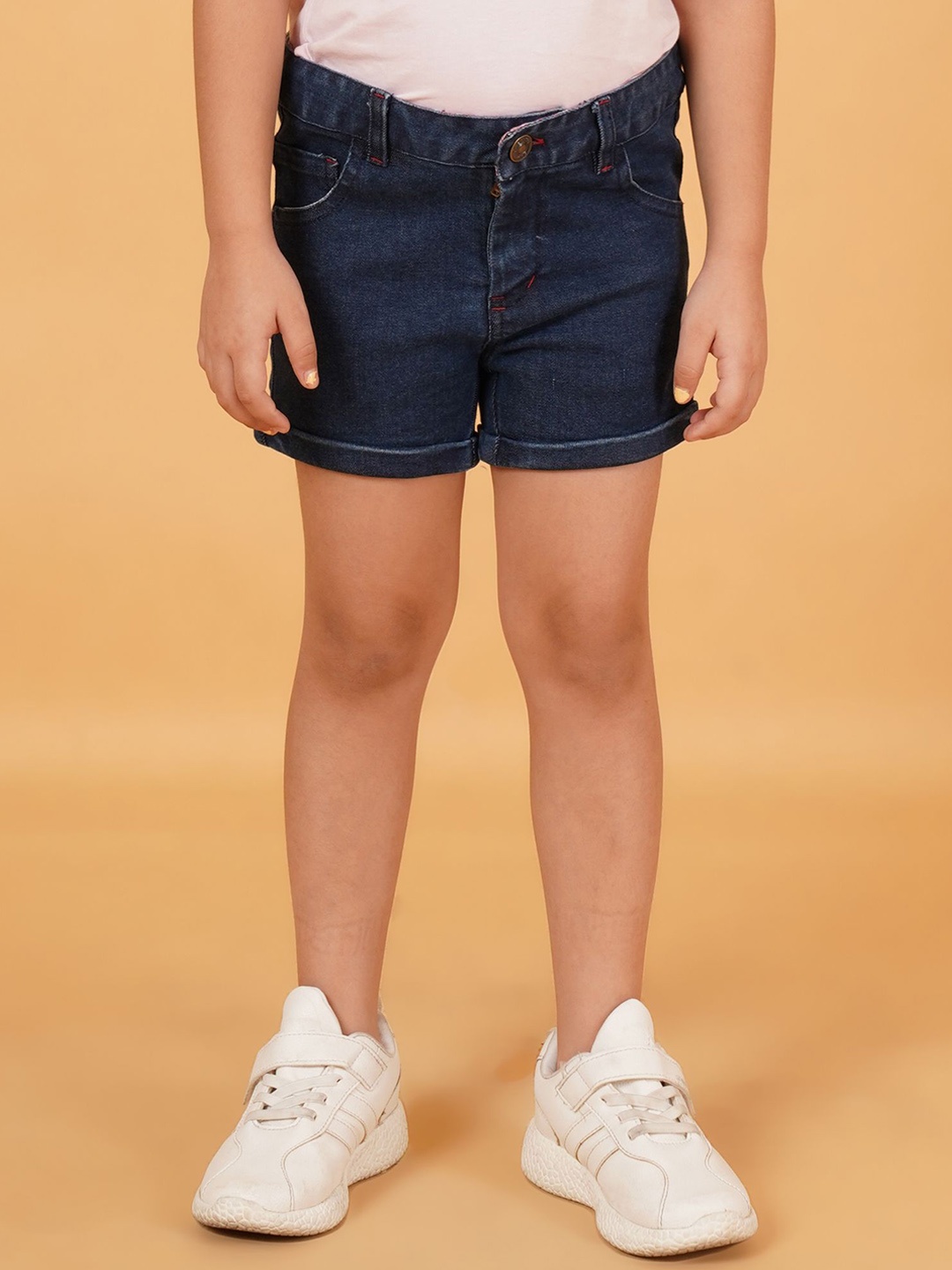 

Creative Kids Girls Washed Denim Denim Shorts, Blue