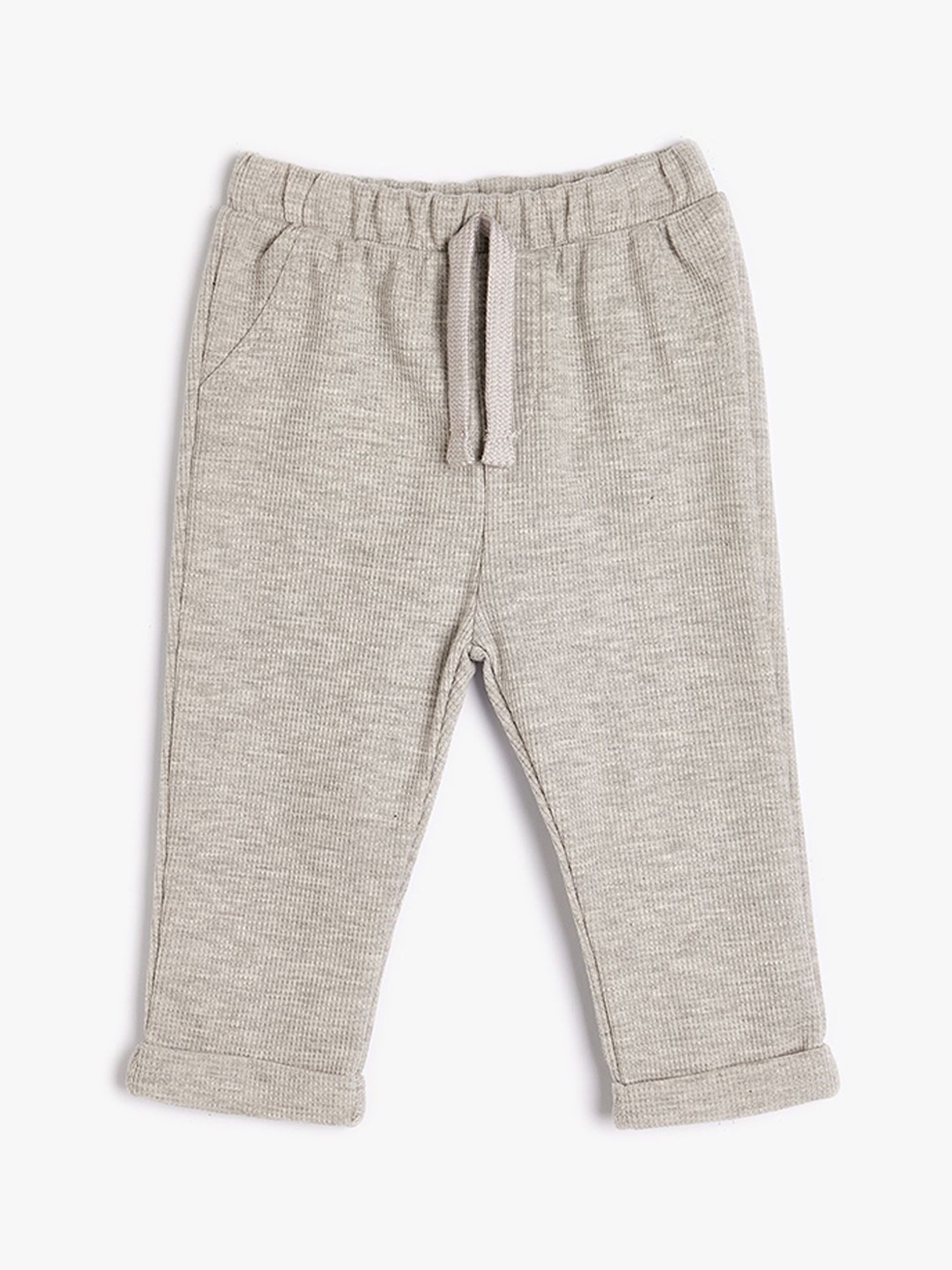 

Koton Boys Textured Track Pants, Grey